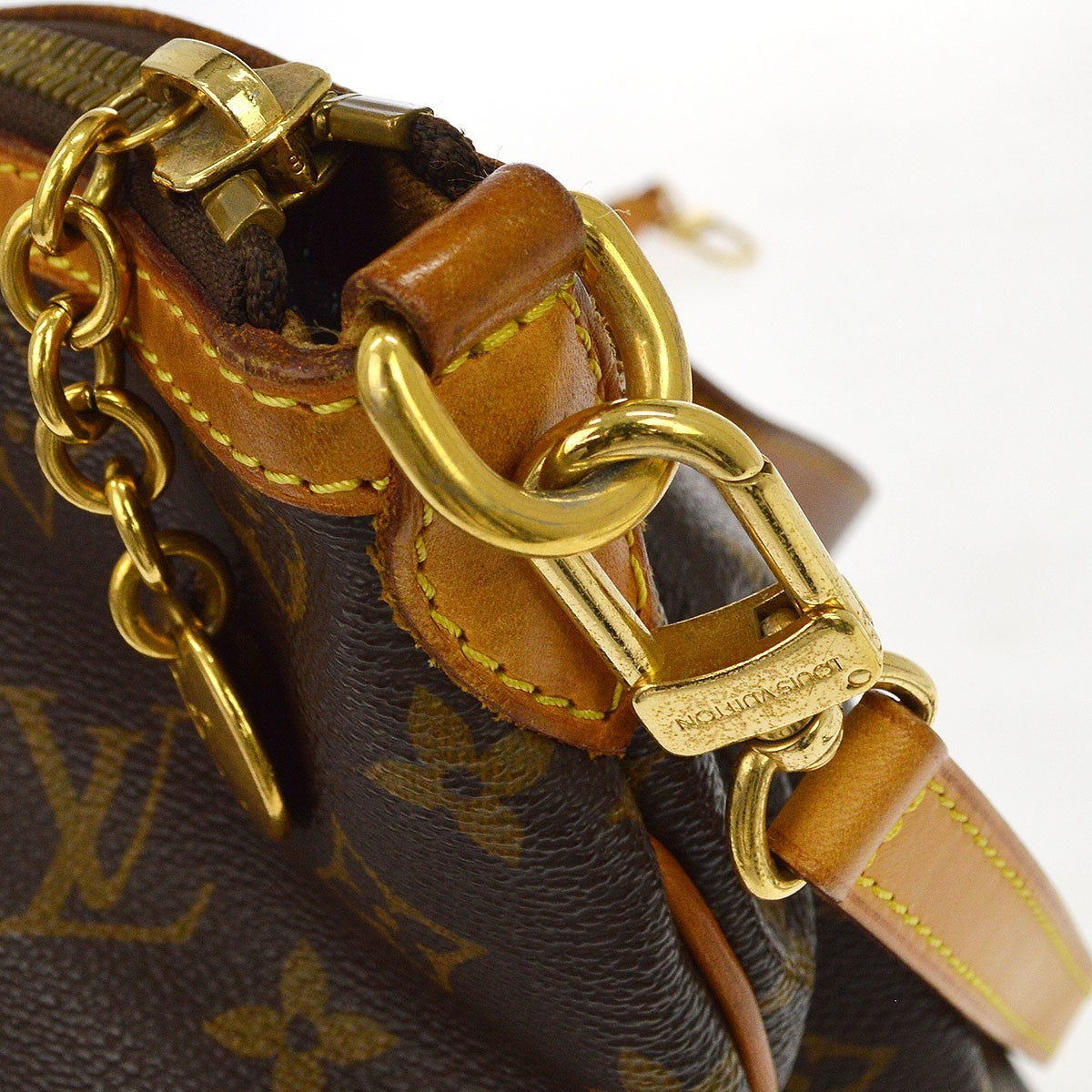 Louis Vuitton Palermo Monogram Canvas Brown Canvas Handbag (Pre-Owned)