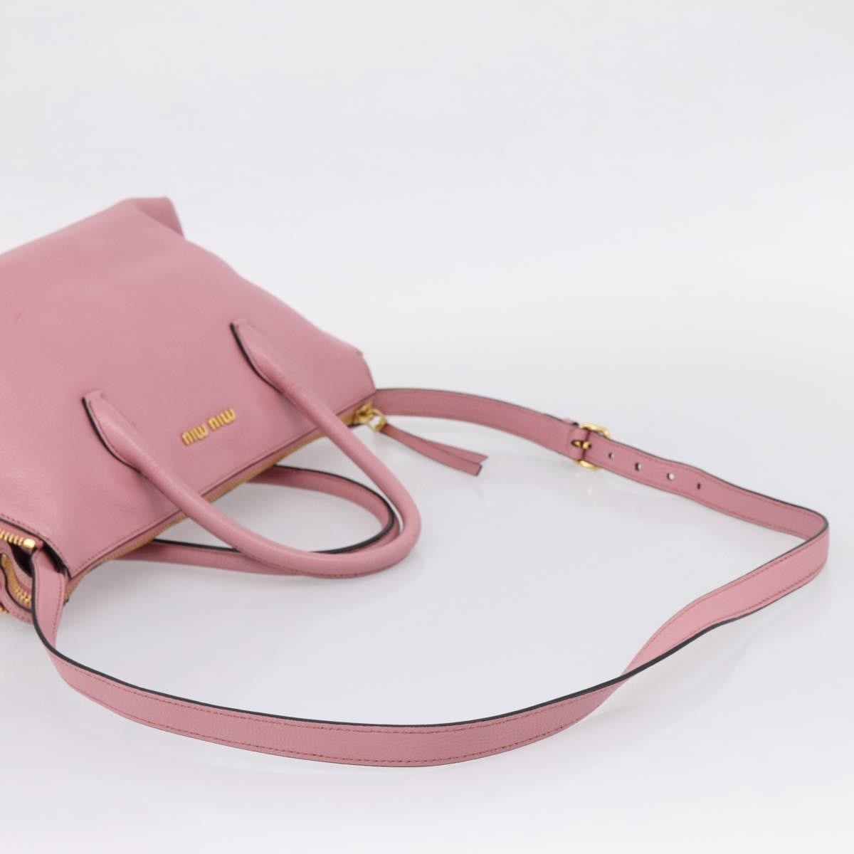 Miu Miu Beau Top Handle Leather Multicolour Leather Handbag (Pre-Owned)