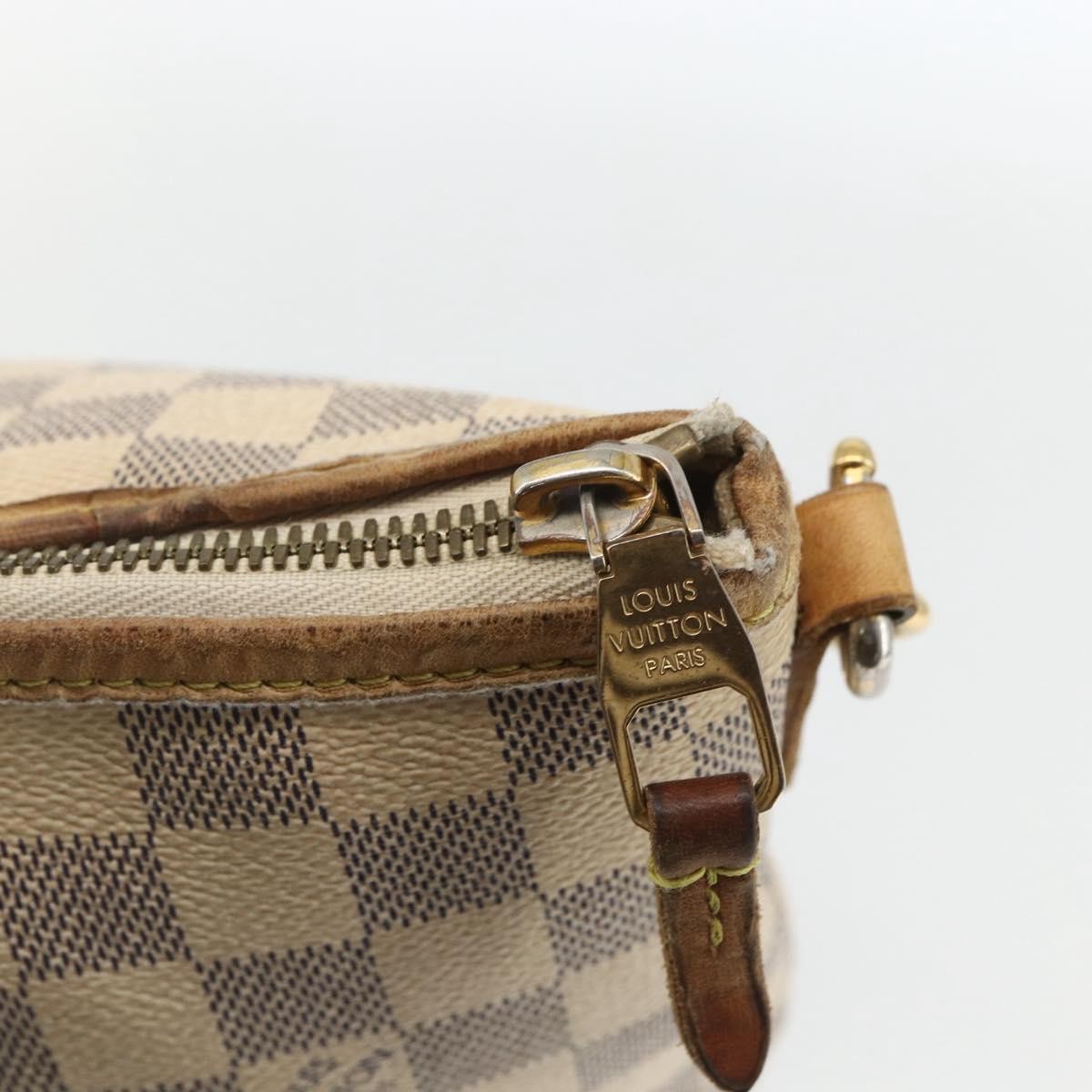 Louis Vuitton Riviera Damier Beige Canvas Handbag (Pre-Owned)