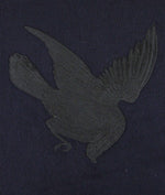 Gucci Men's Blue Cashmere Wool Sweater With Bird Patch