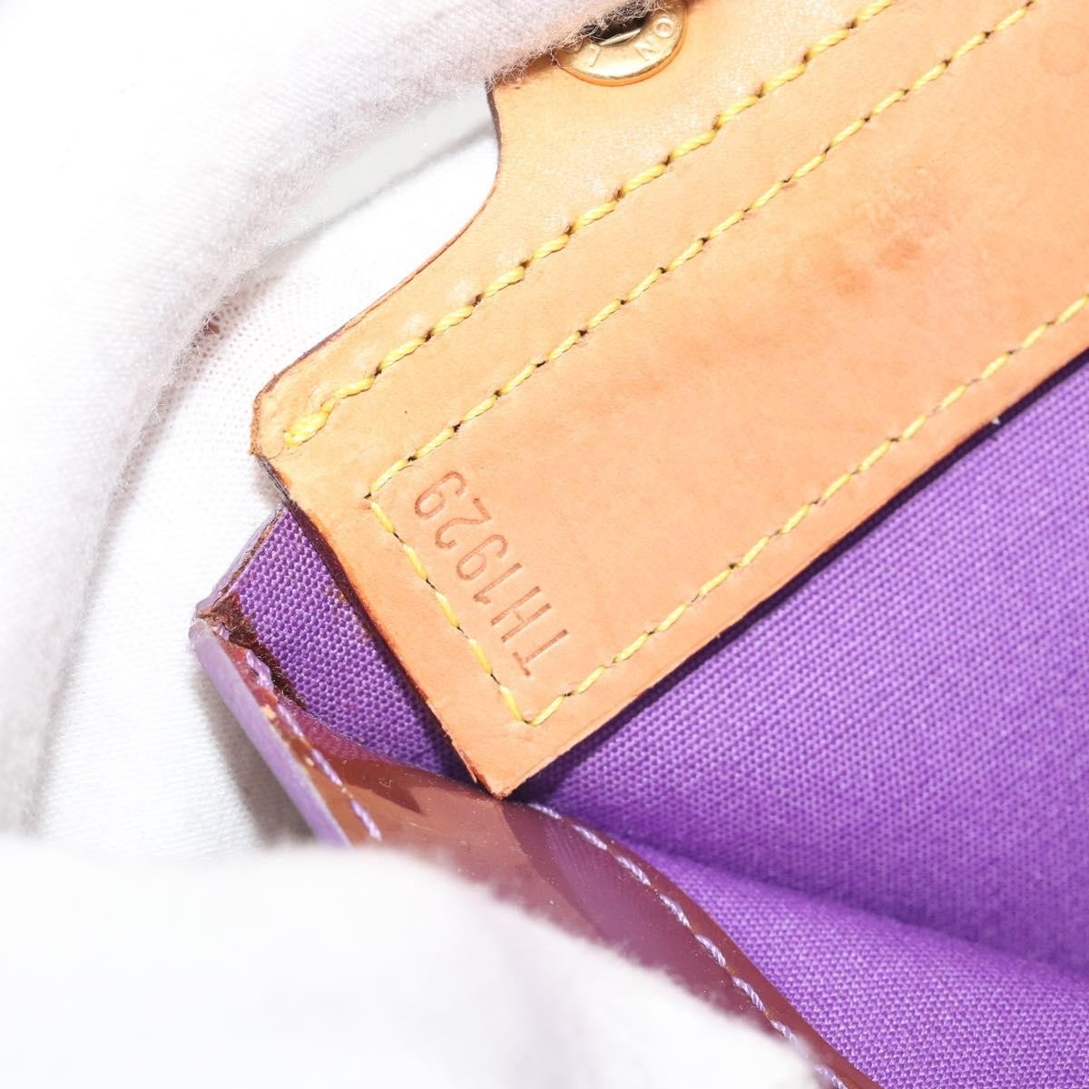 Louis Vuitton Stanton Monogram Vernis Purple Patent_Leather Tote Bag Bag (Pre-Owned)