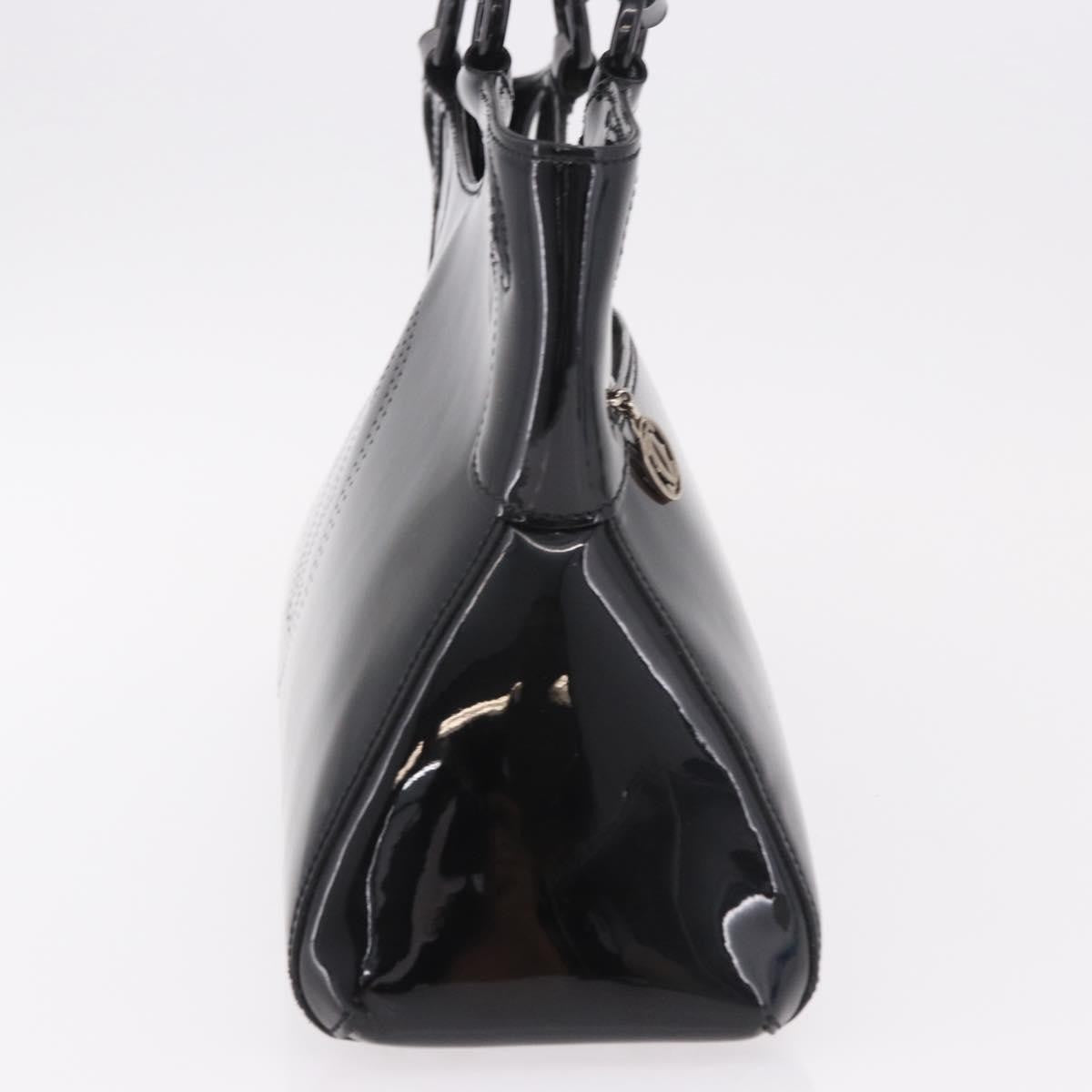 Cartier Marcello Patent Leather Black Patent_Leather Handbag (Pre-Owned)