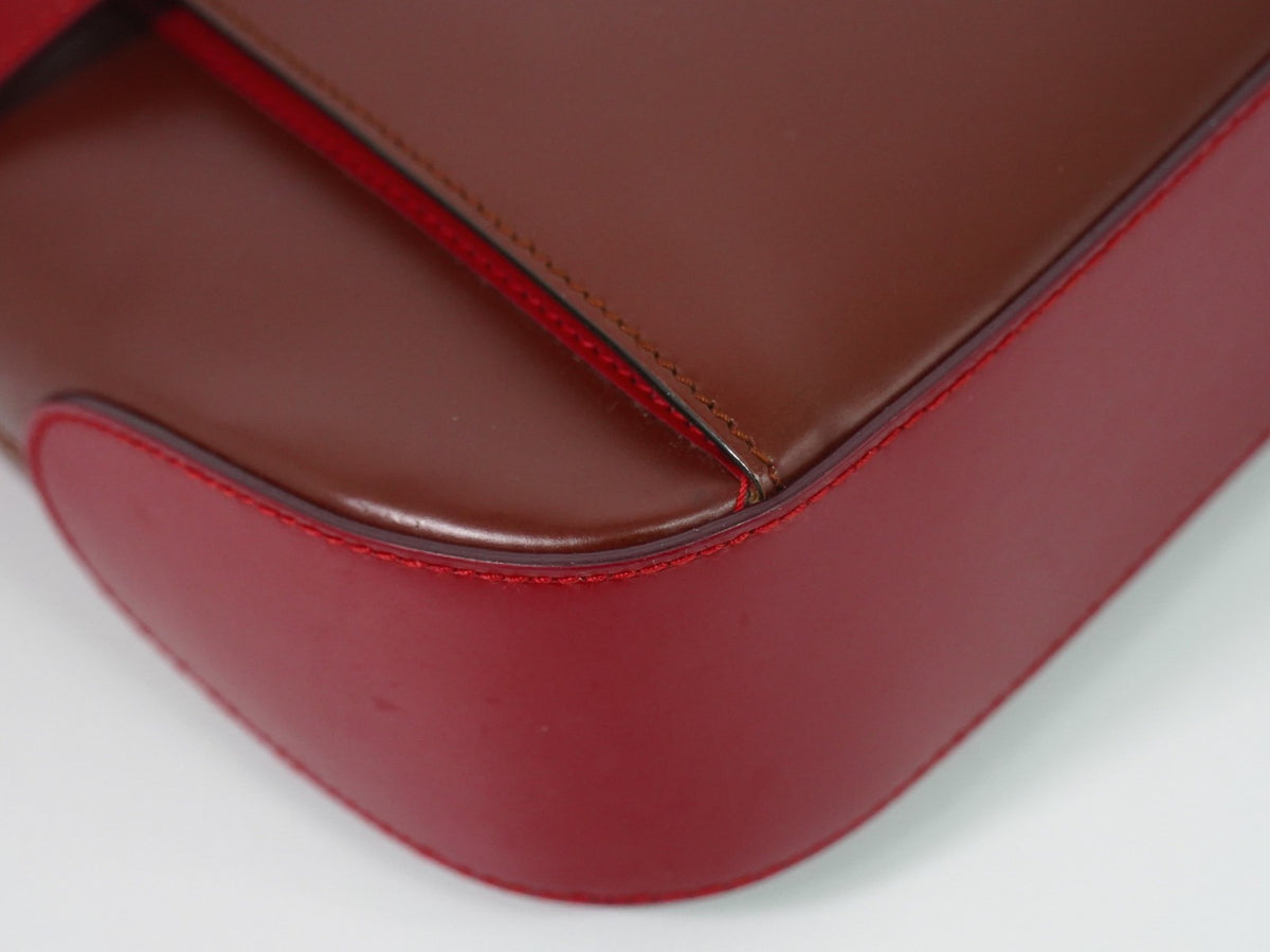 Salvatore Ferragamo Gancini Hobo Leather Brown Leather Shoulder Bag Bag (Pre-Owned)