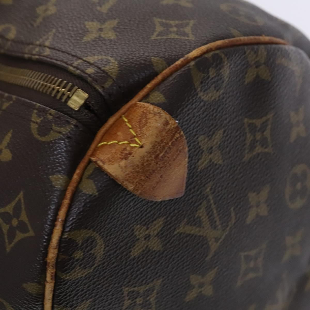 Louis Vuitton Keepall Monogram Canvas Brown Canvas Travel Bag Bag (Pre-Owned)