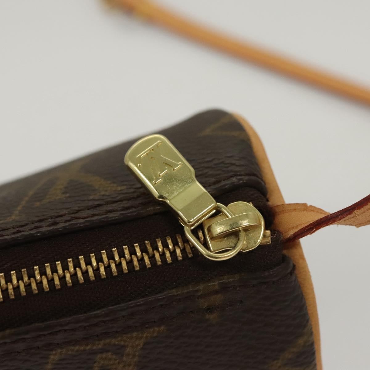 Louis Vuitton Papillon Pochette Monogram Canvas Brown Canvas Bag (Pre-Owned)