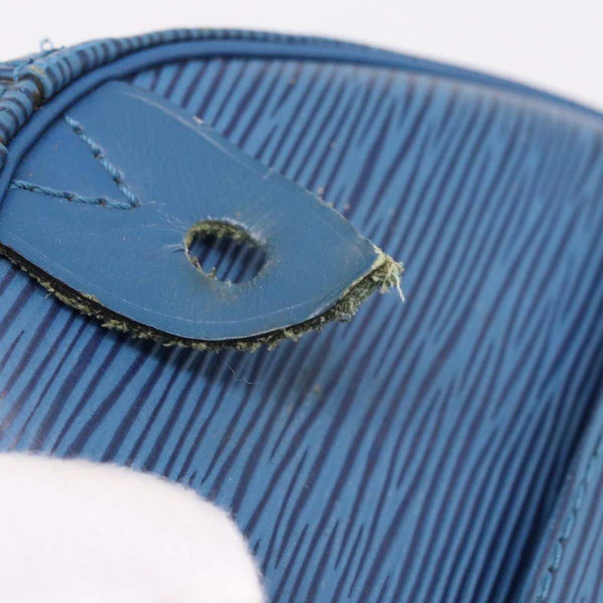Louis Vuitton Speedy Epi Leather Blue Leather Handbag (Pre-Owned)