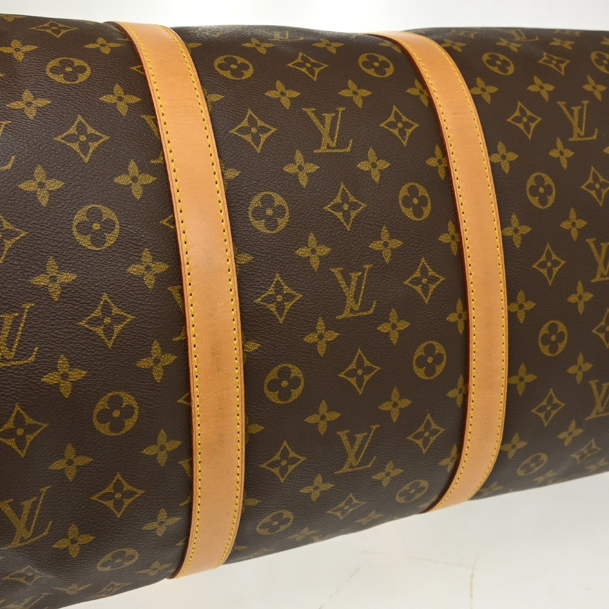 Louis Vuitton Keepall Monogram Canvas Brown Canvas Travel Bag Bag (Pre-Owned)