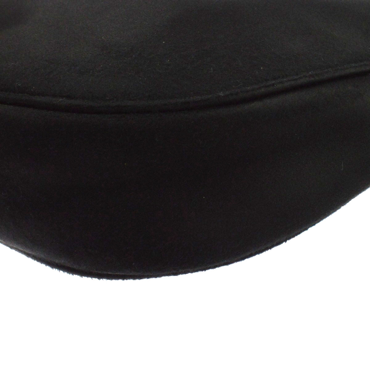Balenciaga Leopolda Satin Black Satin Shoulder Bag Bag (Pre-Owned)