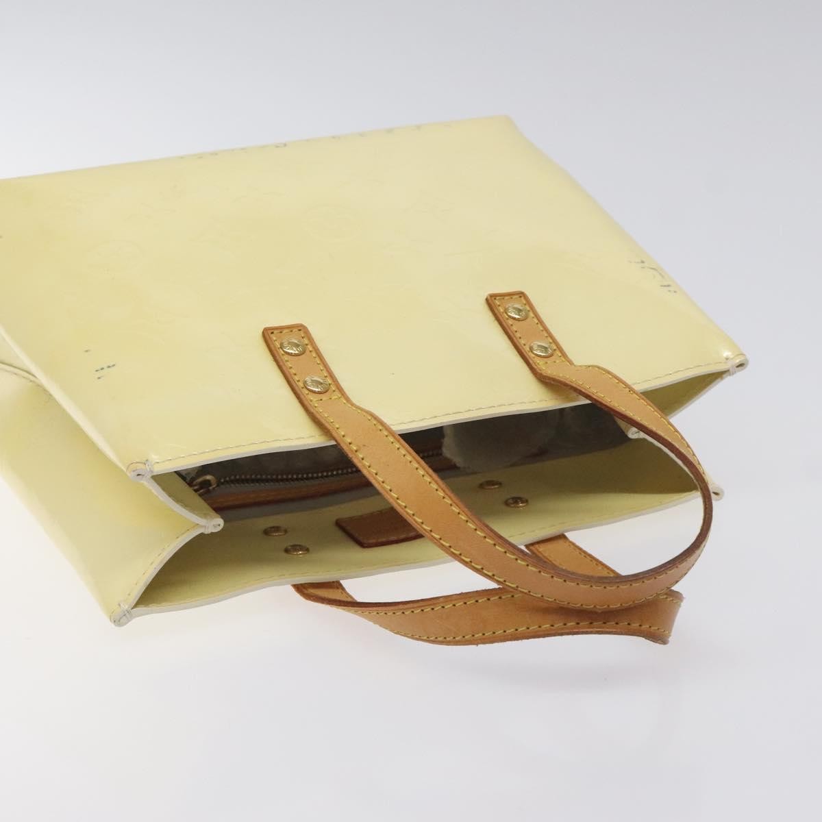 Louis Vuitton Reade Monogram Vernis Beige Patent_Leather Bag (Pre-Owned)