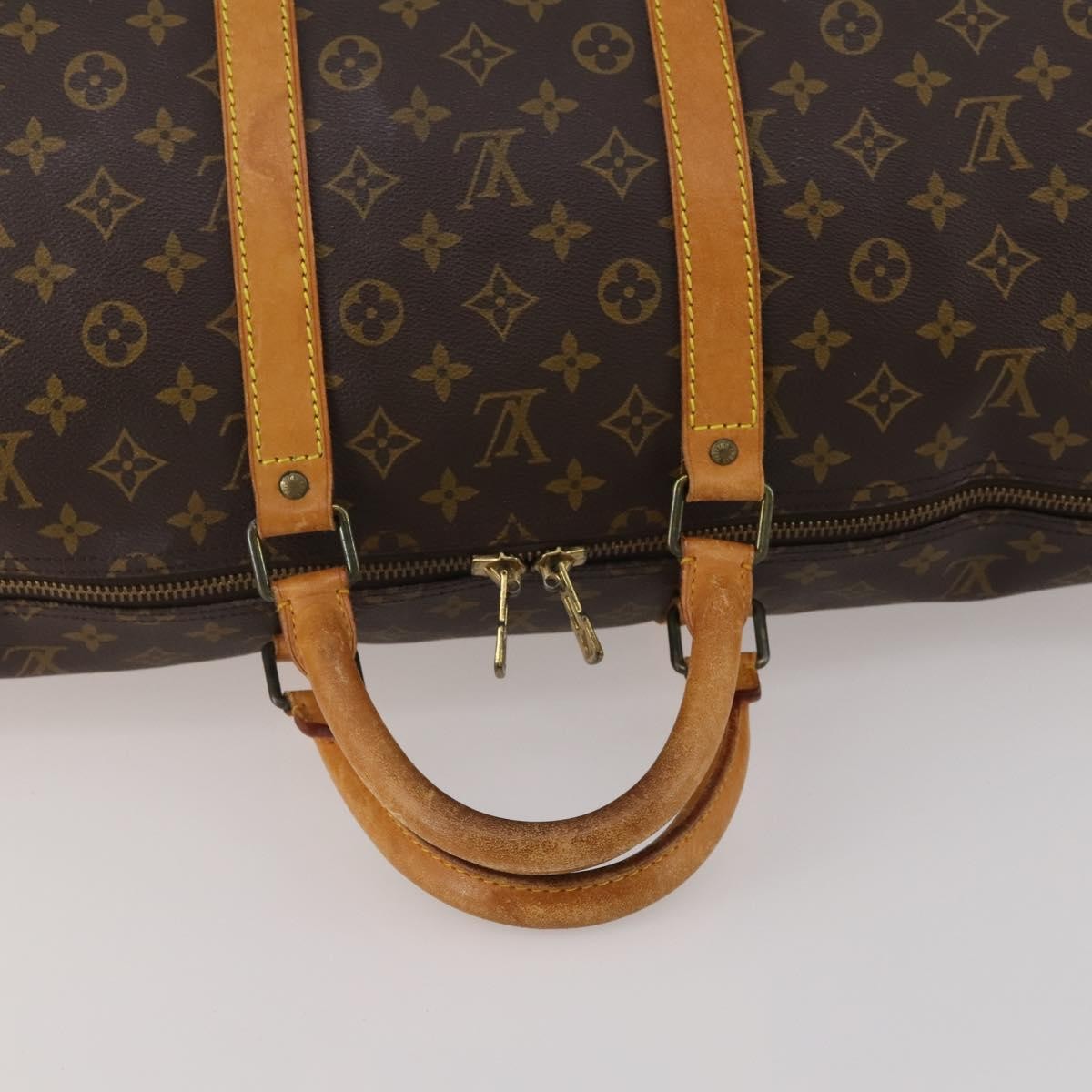 Louis Vuitton Keepall Monogram Canvas Brown Canvas Travel Bag Bag (Pre-Owned)