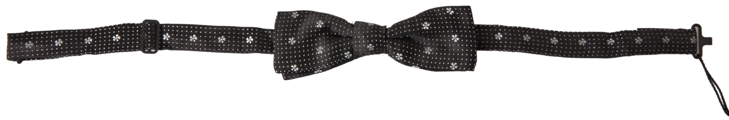 Dolce & Gabbana Elegant Black Silk Bow Men's Tie