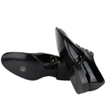 Alexander McQueen Men's Patent Black Leather Dress Shoes
