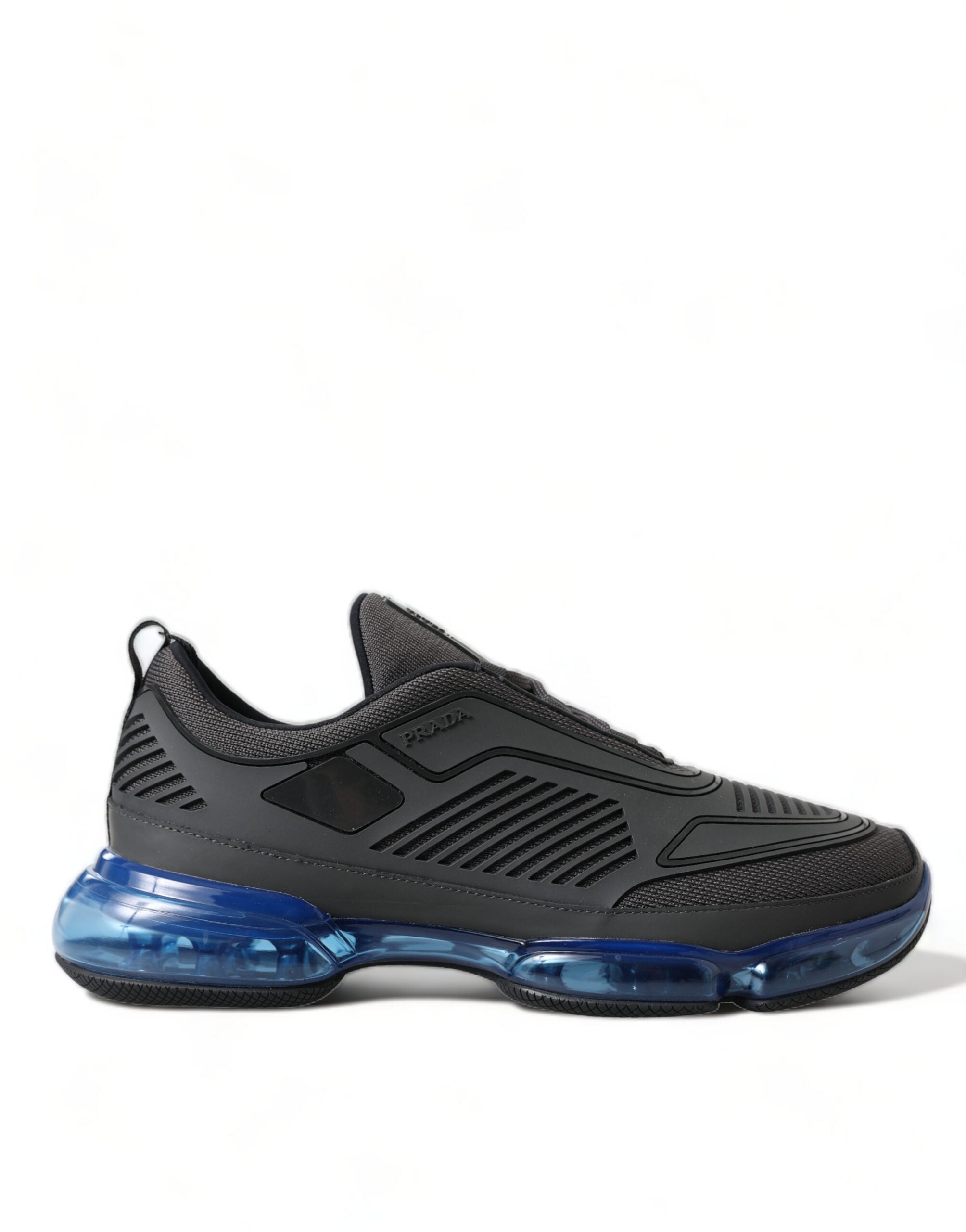 Prada Elegant Men's Black Mesh Men's Sneakers