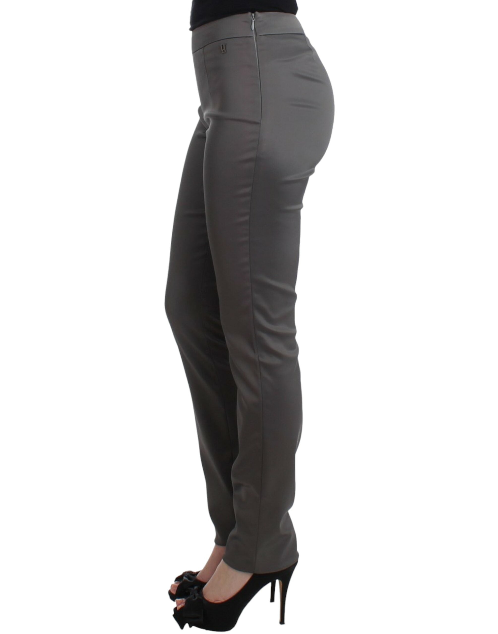 John Galliano Gray slim fit Women's pants