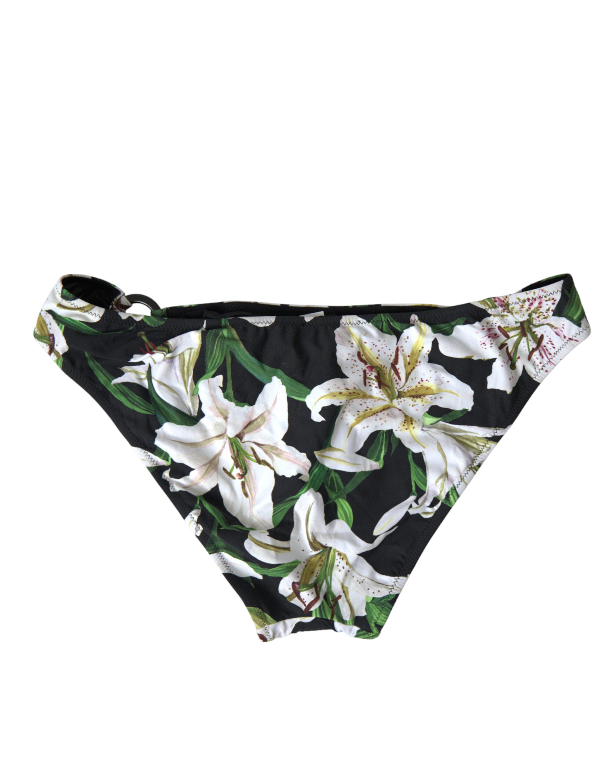 Dolce & Gabbana Black Nylon Stretch Slip Brief Women Women's Underwear