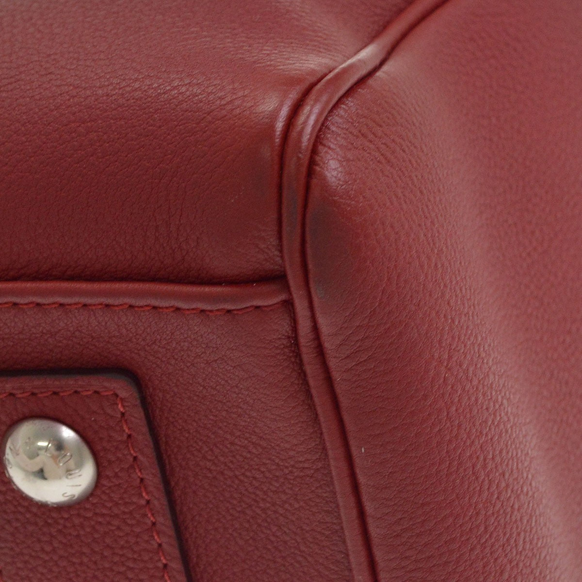 Louis Vuitton Sofia Coppola Sc Leather Red Leather Handbag (Pre-Owned)