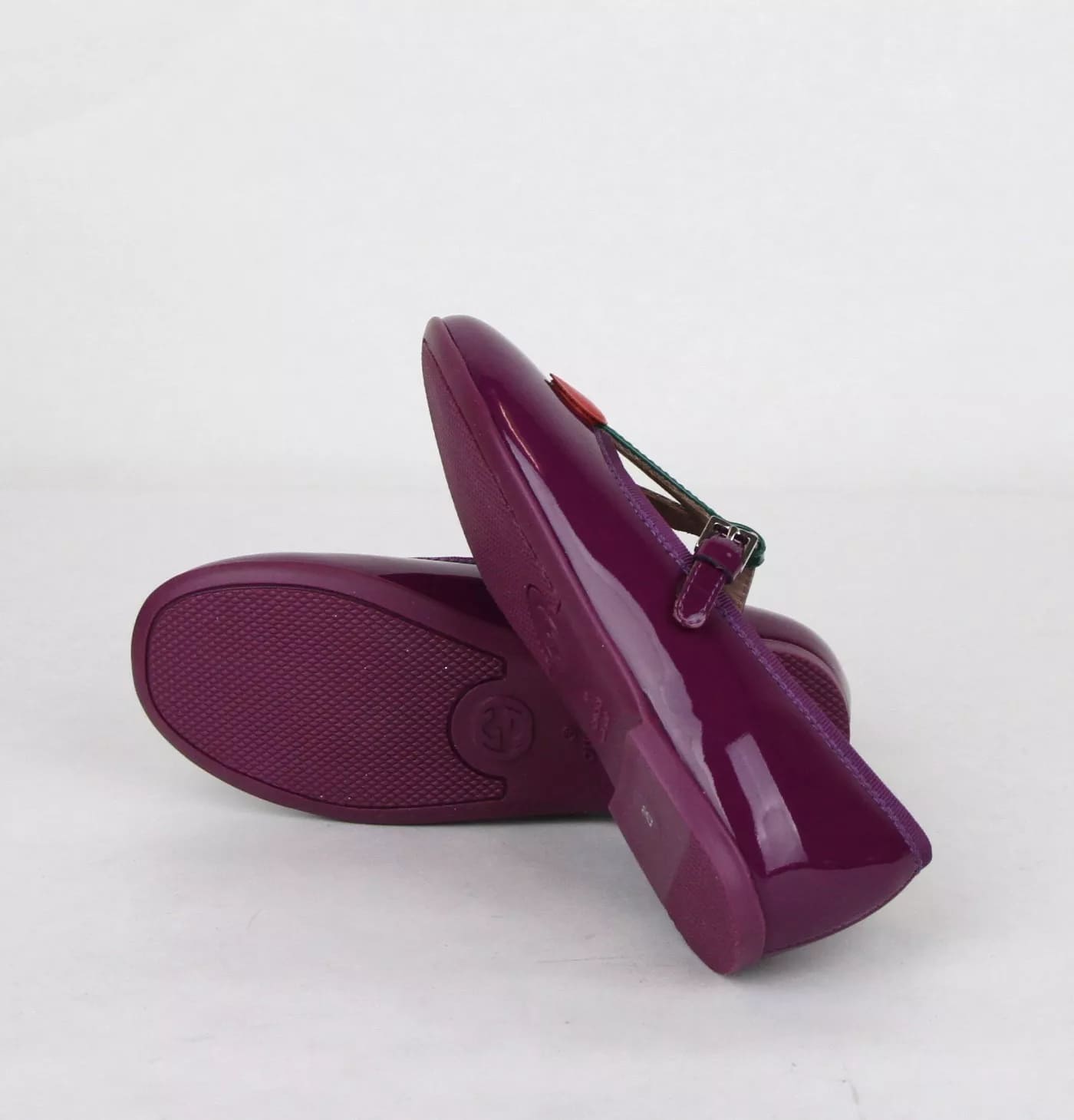 Gucci Girl Toddler Purple Patent Leather Ballet Flats Gucci 25/US 9