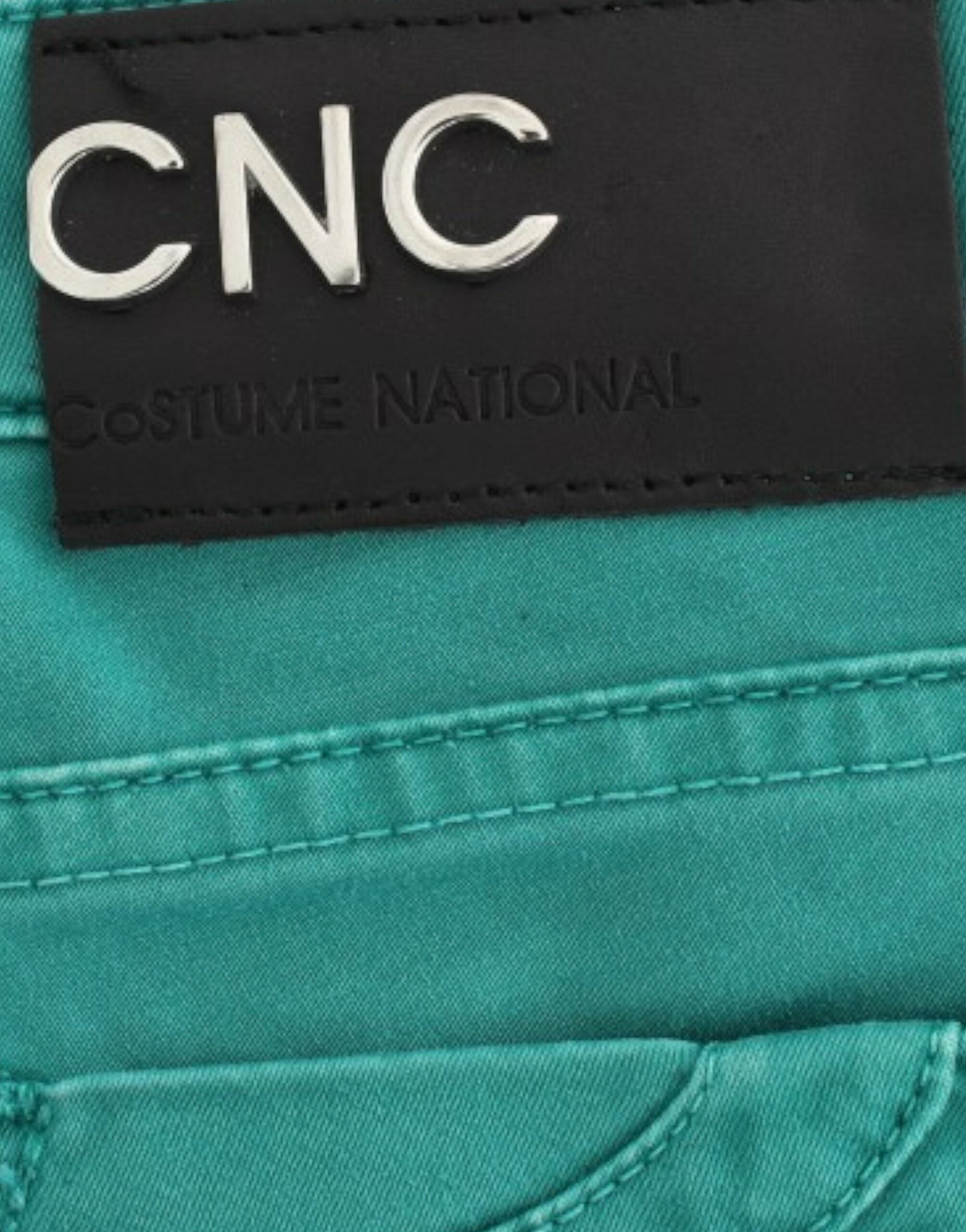 Costume National Green straight leg Women's jeans