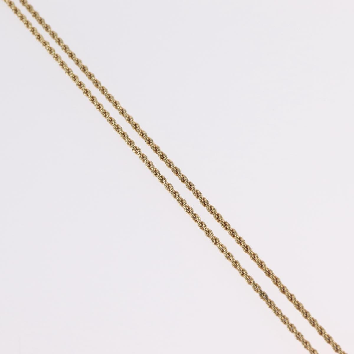 Christian Dior Cd Pendant Metal Gold Metal Necklace Jewelry (Pre-Owned)