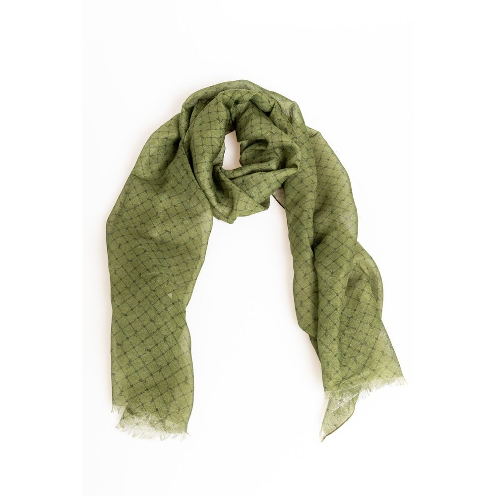 Trussardi Green Modal Men Men's Scarf