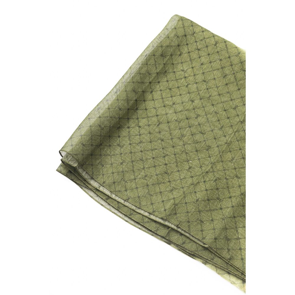 Trussardi Green Modal Men Men's Scarf