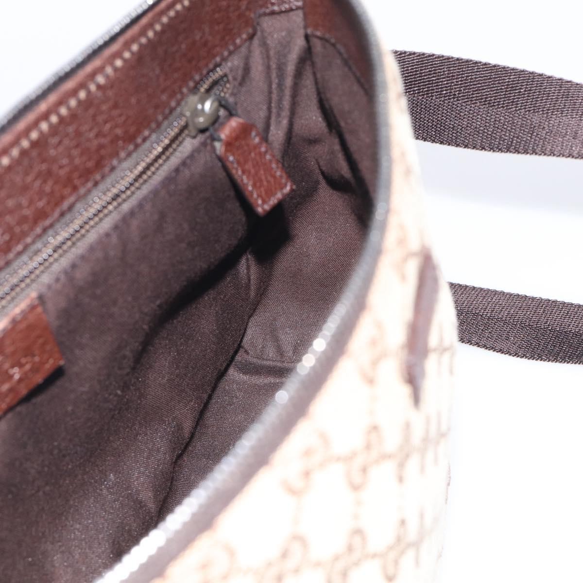 Gucci Joy Messenger Gg Canvas Brown Canvas Handbag (Pre-Owned)