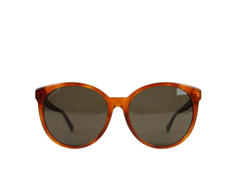 Gucci Women's Brown Mustard Acetate Round Sunglasses GG3833/F/S 056EJ 434093 2470