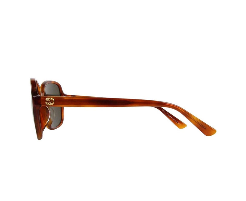 Gucci Women's Tortoise Acetate Square Sunglasses With GG Logo GG 3834/F/S 056EJ 434094 2419