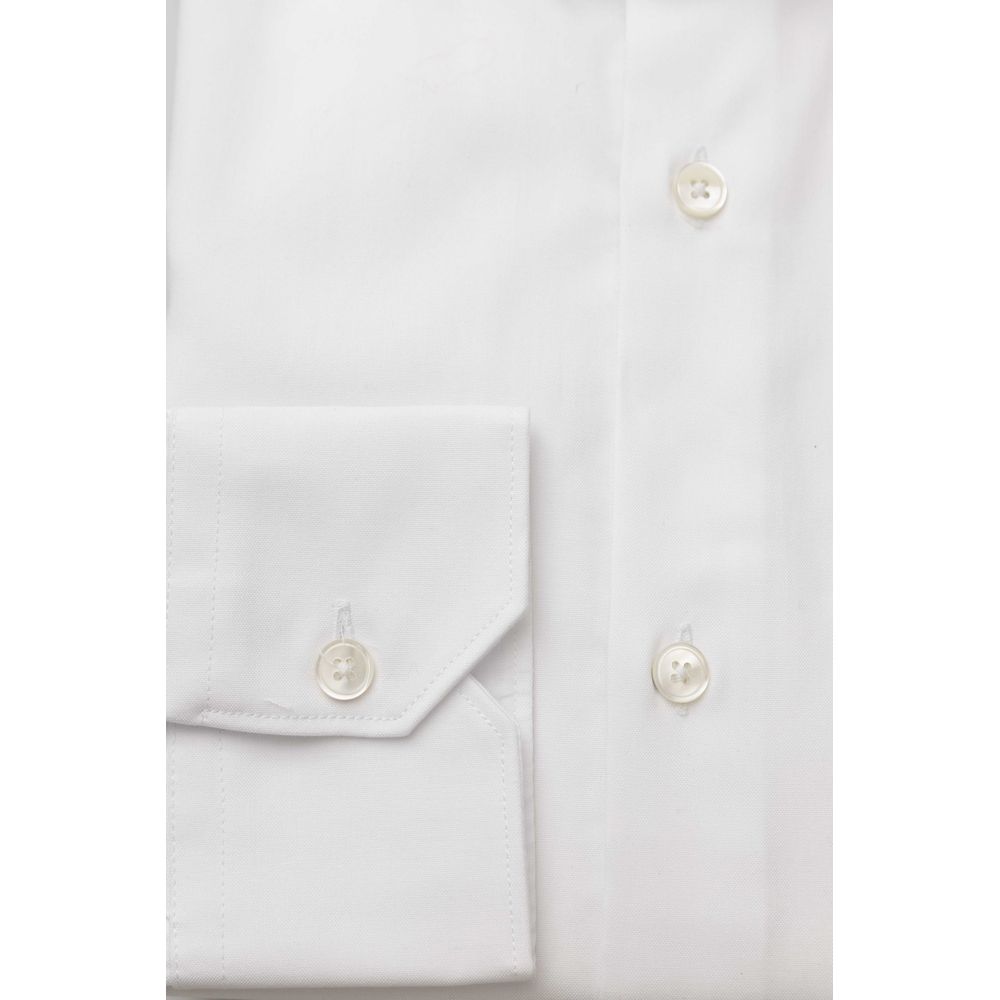 Bagutta White Cotton Men Men's Shirt