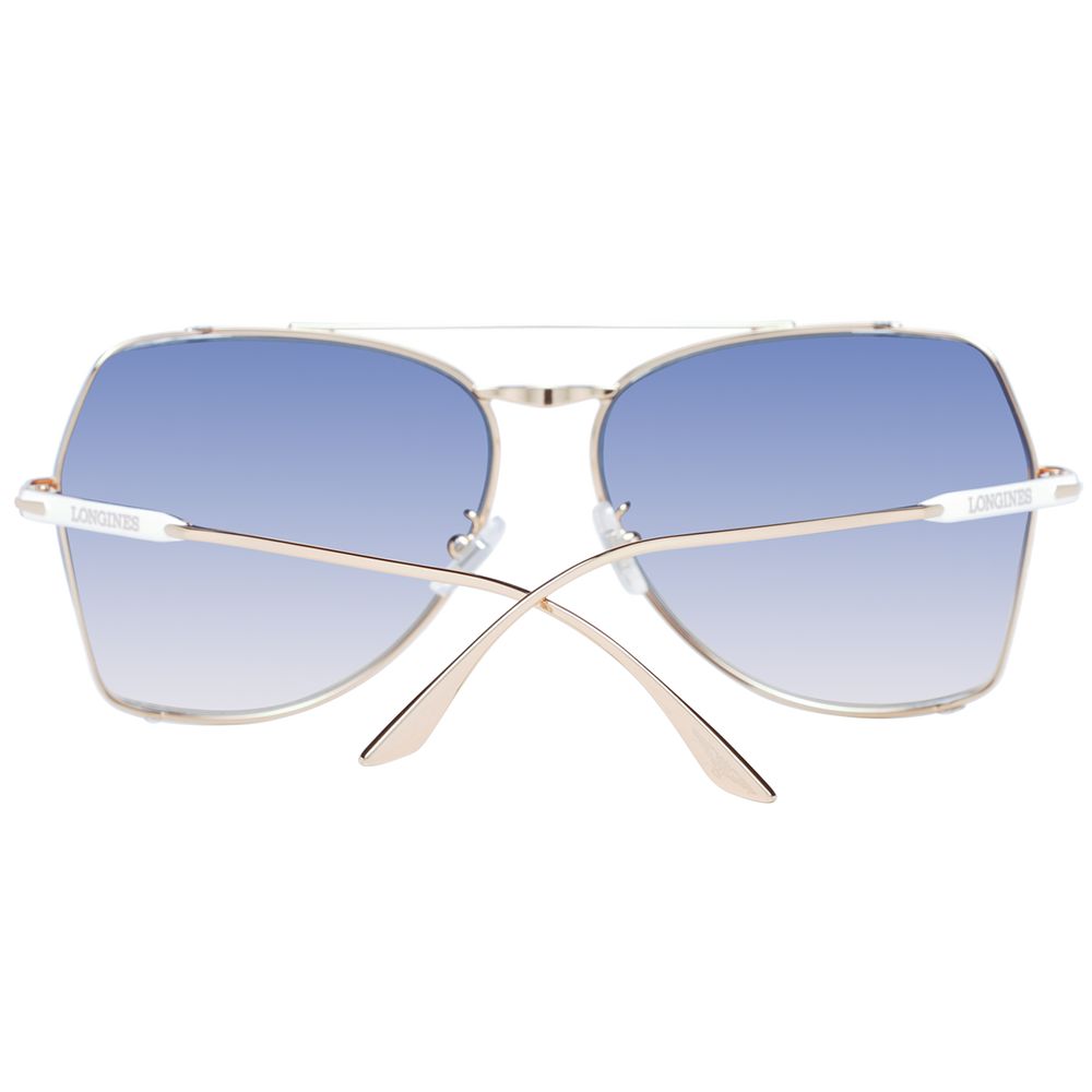 Longines Gold Metal Women's Sunglasses