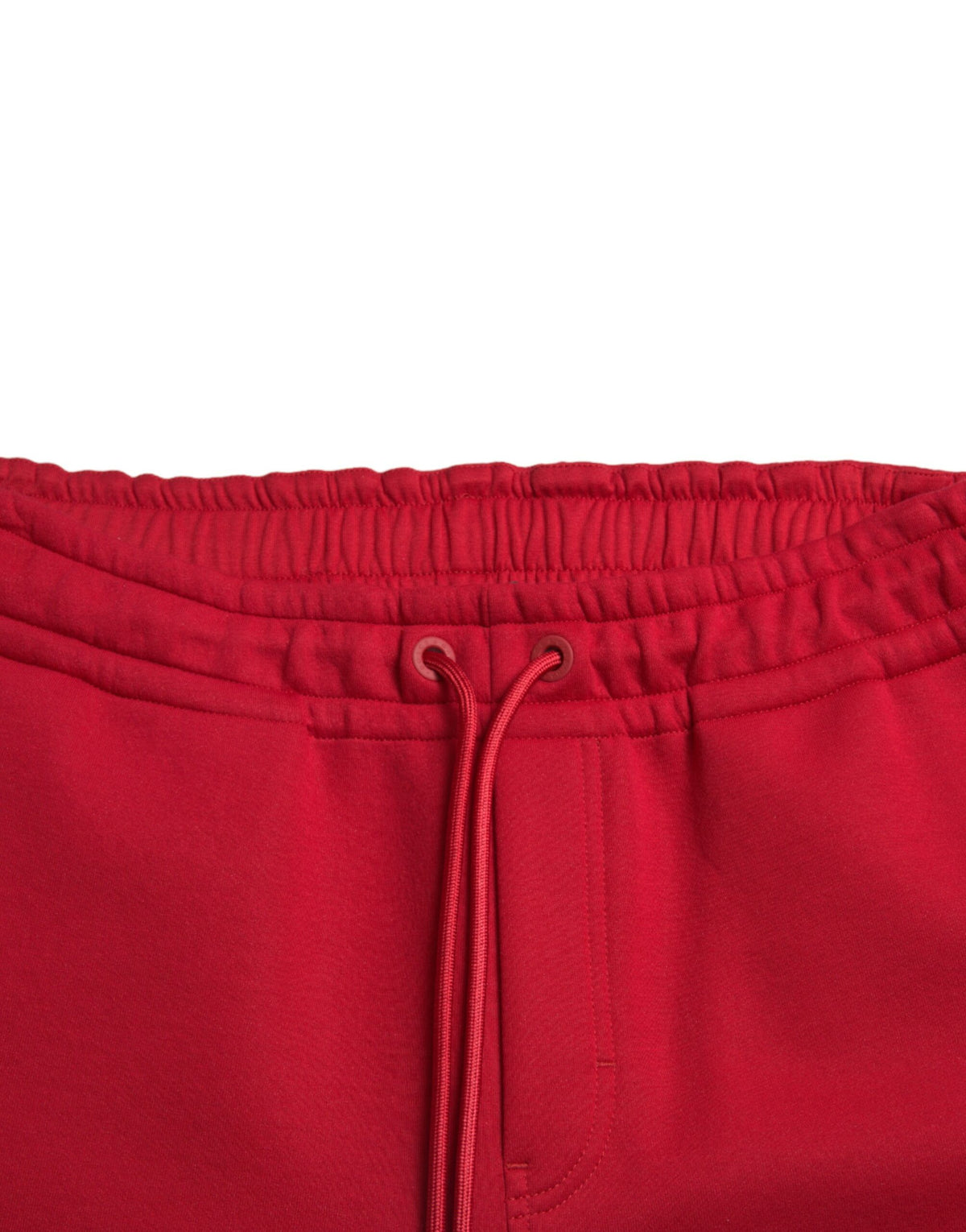 Dolce & Gabbana Red Cotton Blend Skinny Jogger Men's Pants