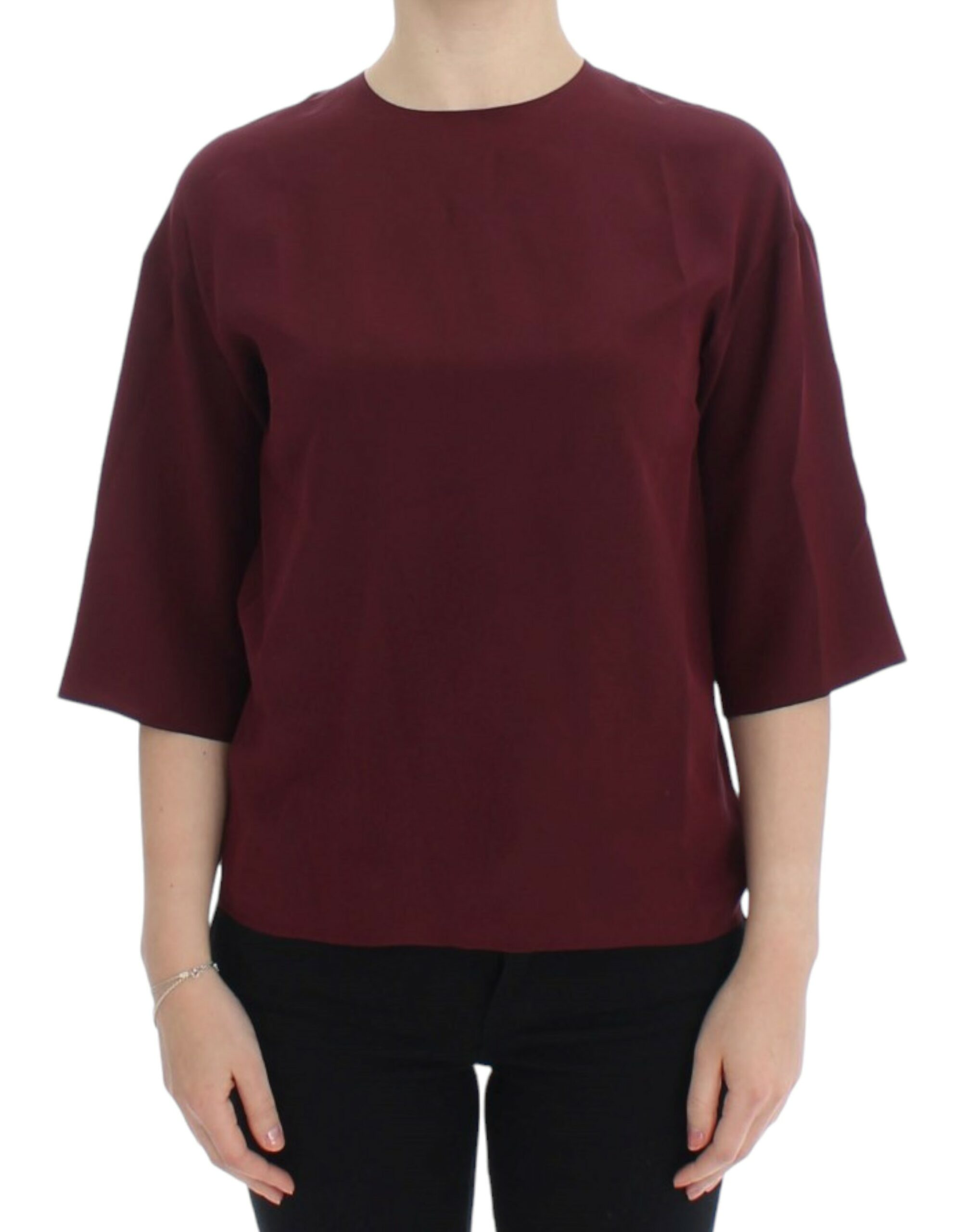 Dolce & Gabbana Enchanted Sicilian Silk Women's Top