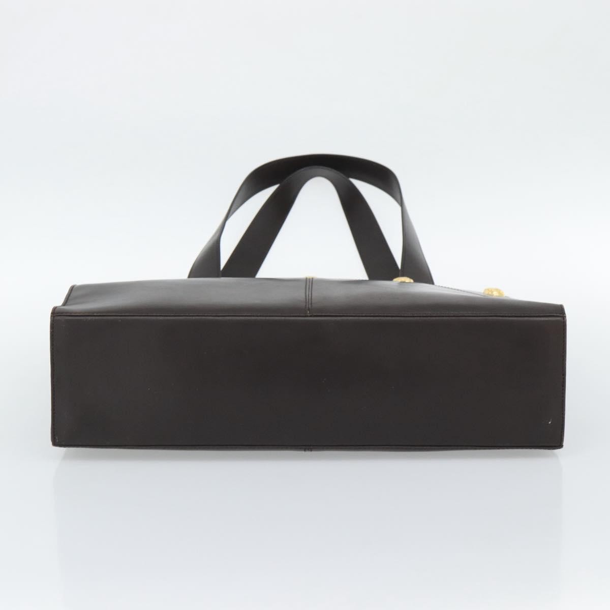 Salvatore Ferragamo Vintage Leather Brown Leather Tote Bag Bag (Pre-Owned)