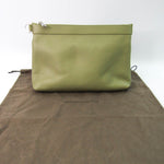 Bottega Veneta Beige Leather Clutch Bag (Pre-Owned)