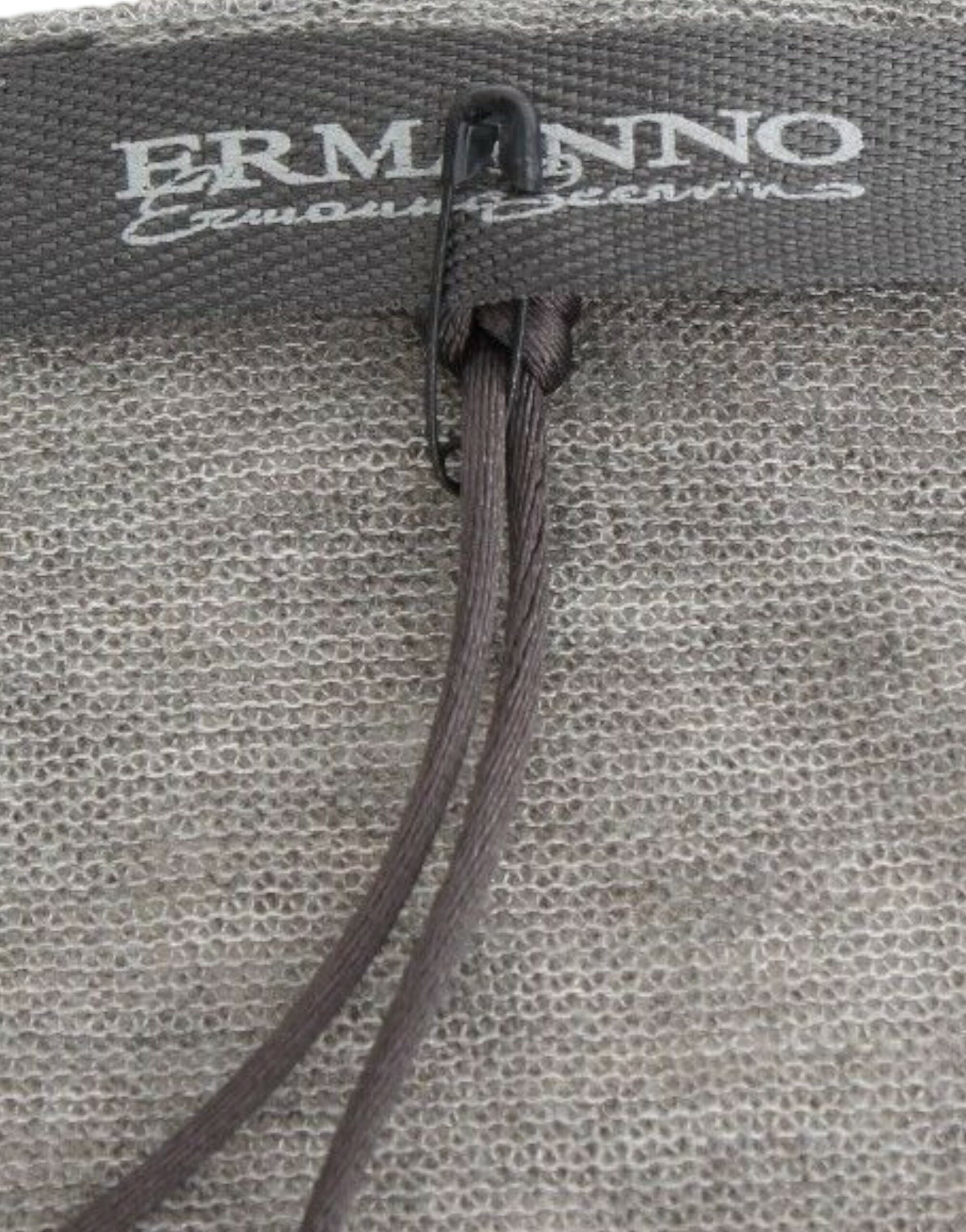 Ermanno Scervino Gray Wool Blend Stretch Long Sleeve Women's Sweater