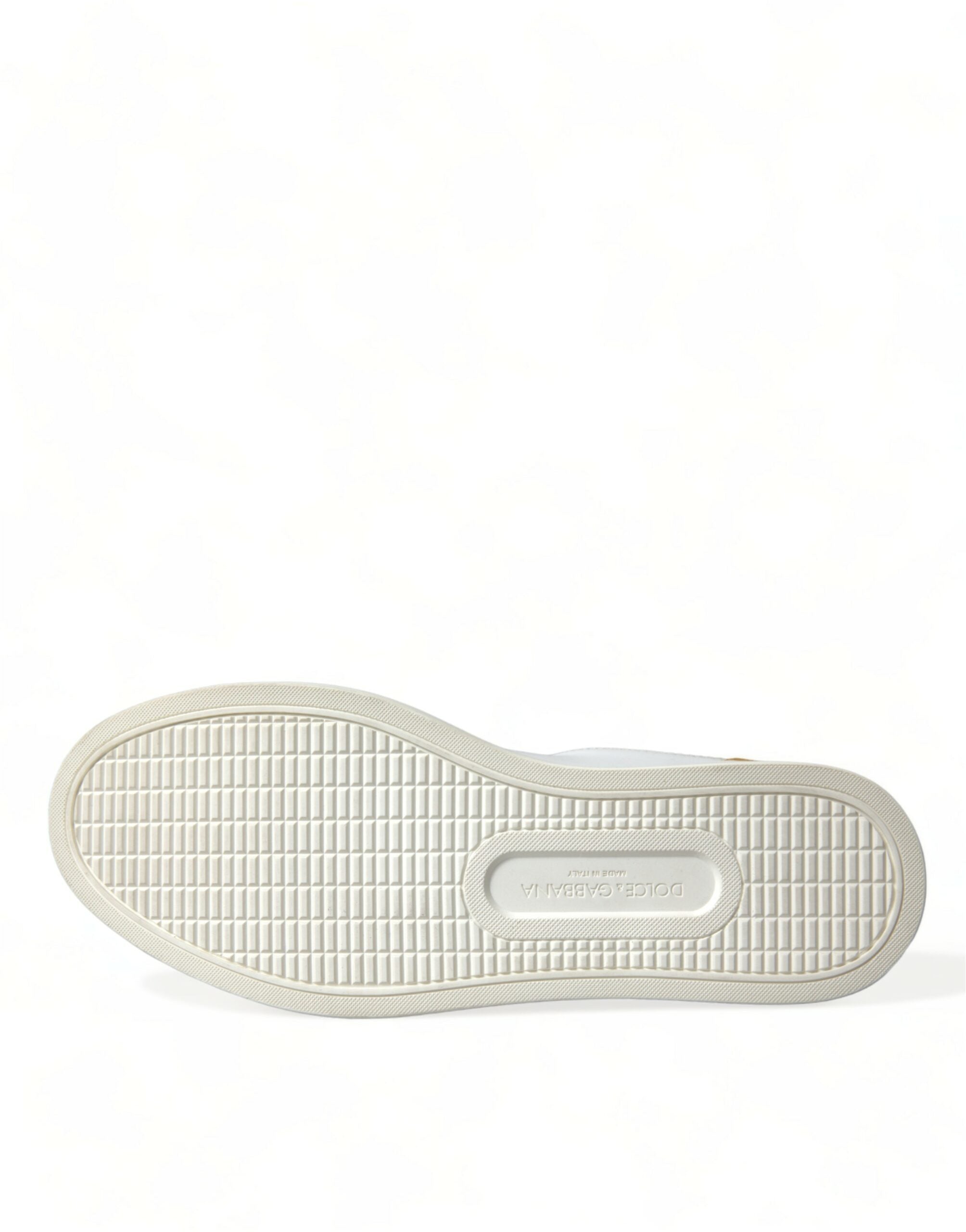 Dolce & Gabbana White Leather LOVE Milano Men Sneakers Men's Shoes
