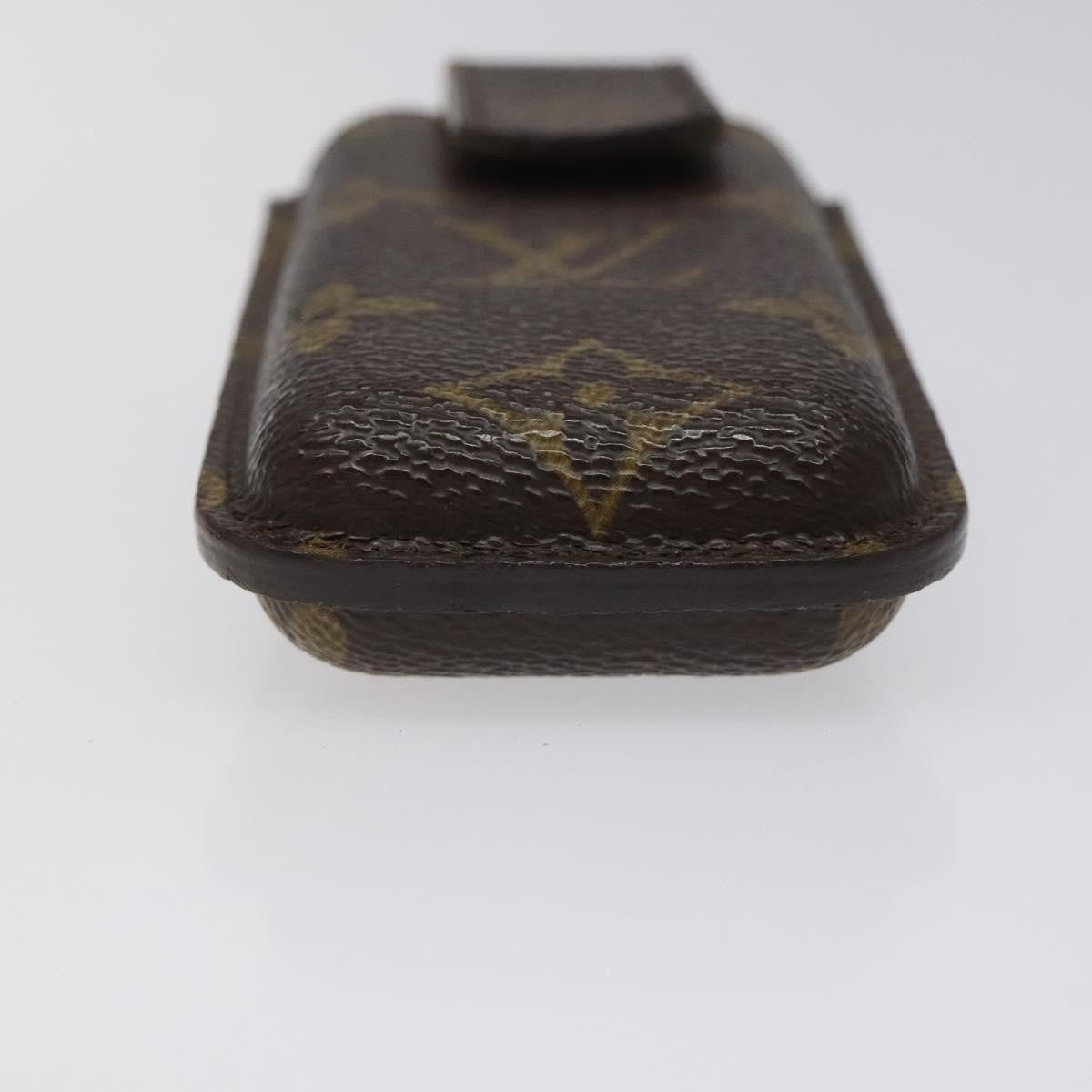 Louis Vuitton Étui Téléphone Monogram Canvas Brown Canvas Tech Accessory Accessory (Pre-Owned)