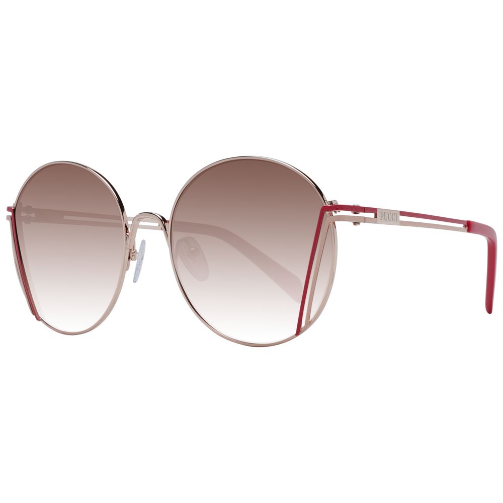 Emilio Pucci Rose Gold Metal Women's Sunglasses