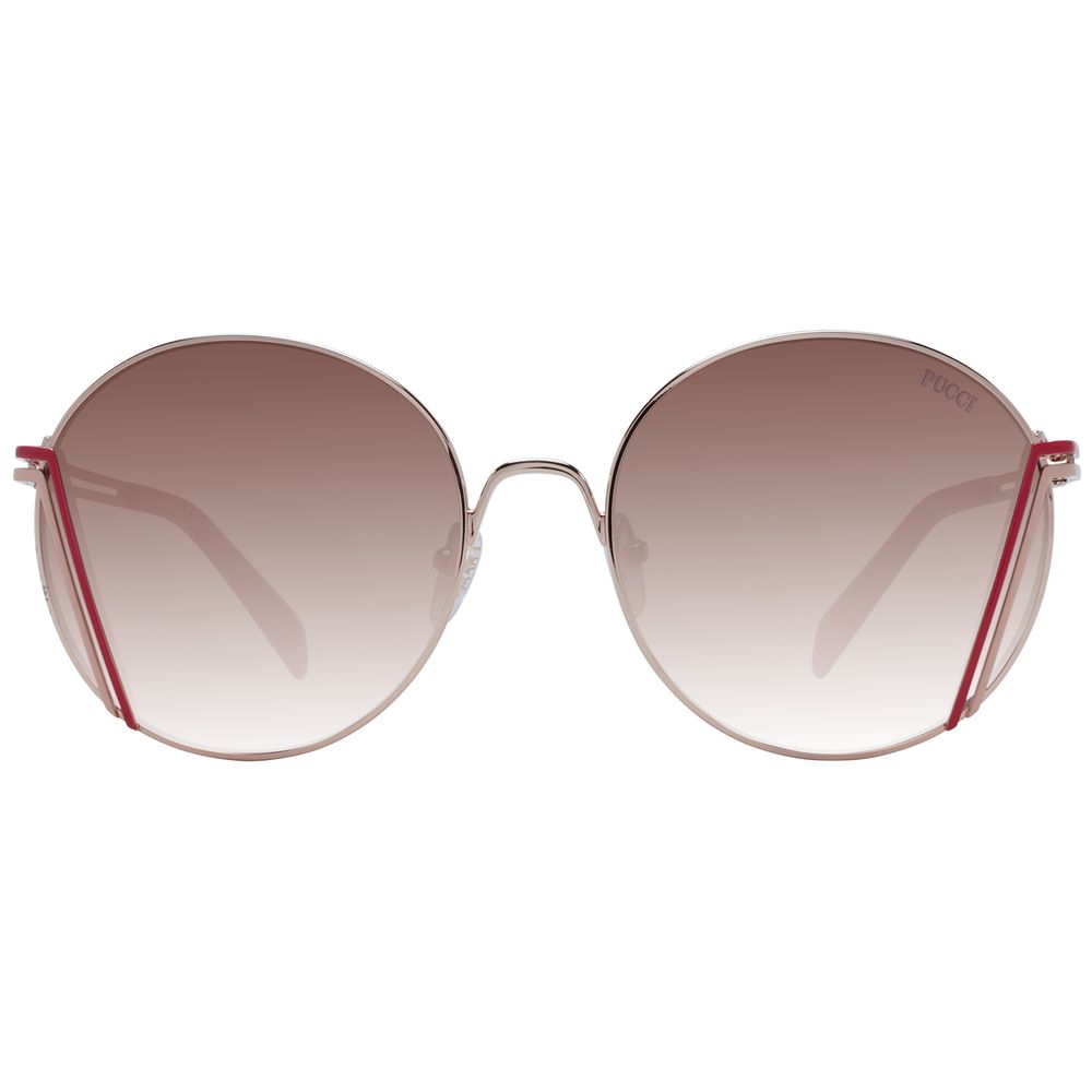 Emilio Pucci Rose Gold Metal Women's Sunglasses