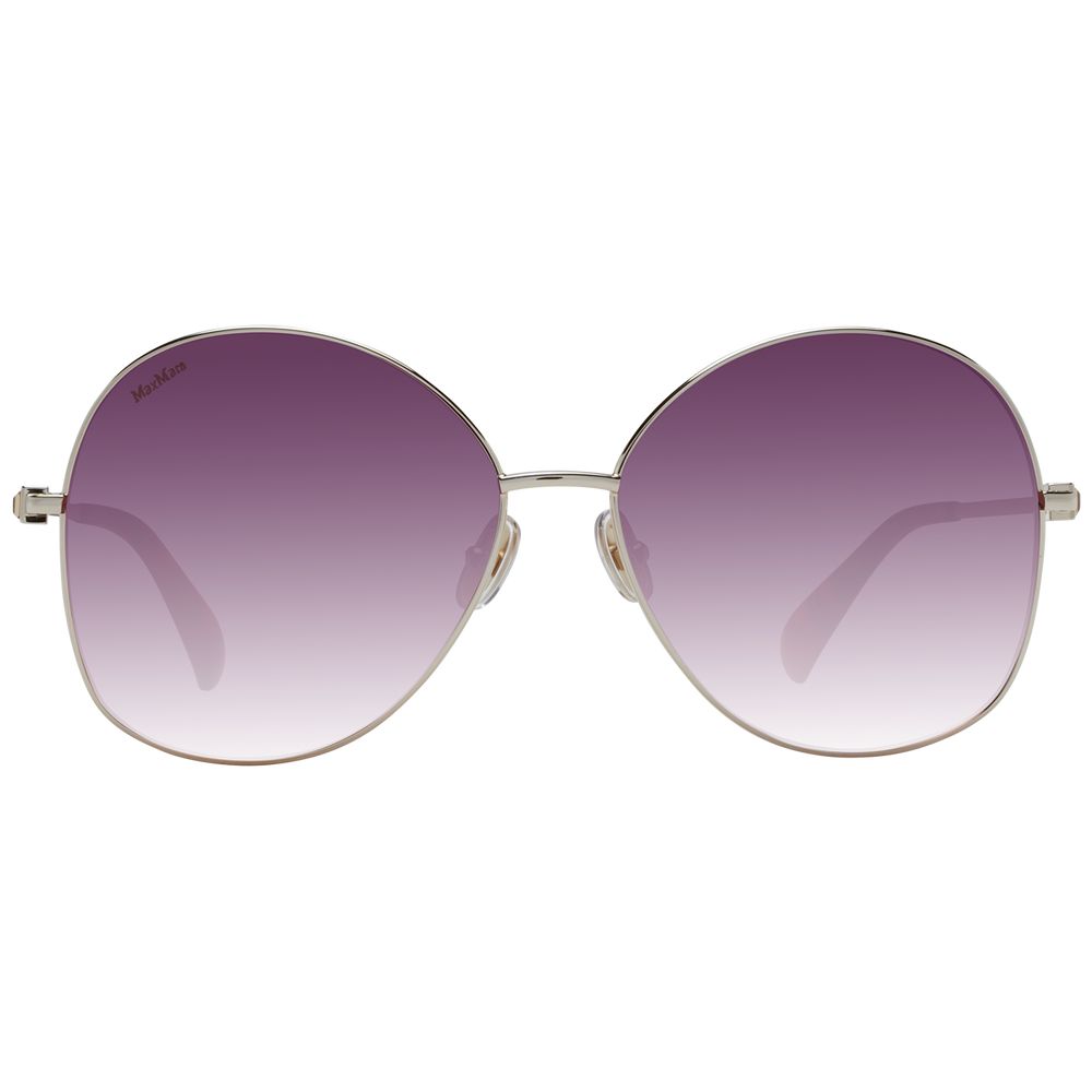 Max Mara Gold Metal Women's Sunglasses