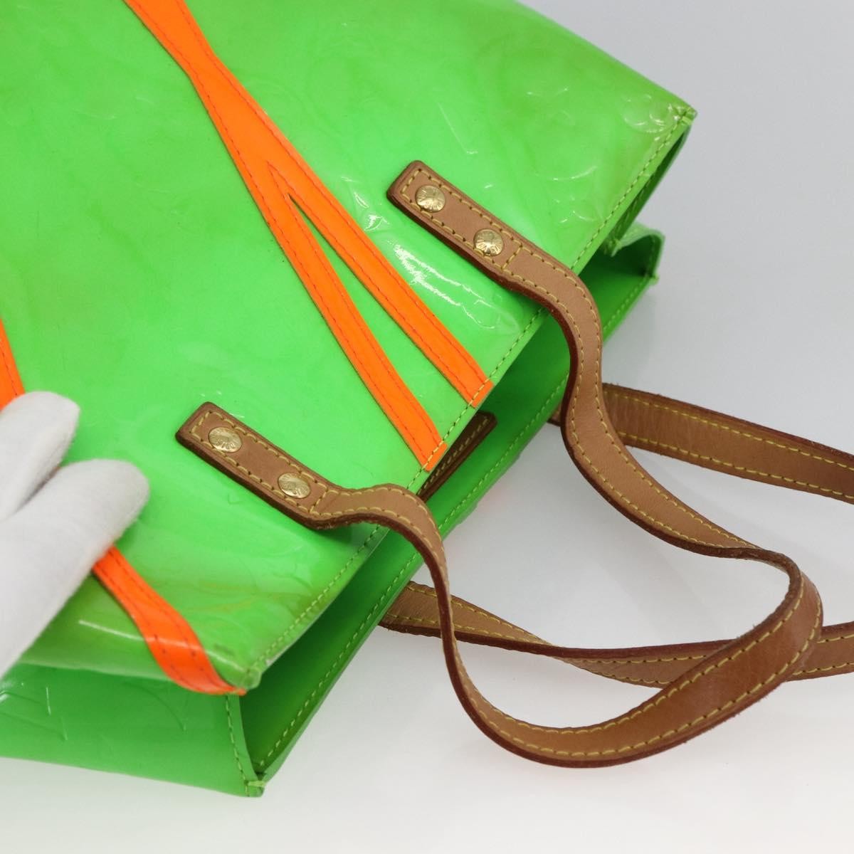 Louis Vuitton Robert Wilson Reade Vernis Green Patent_Leather Tote Bag Bag (Pre-Owned)