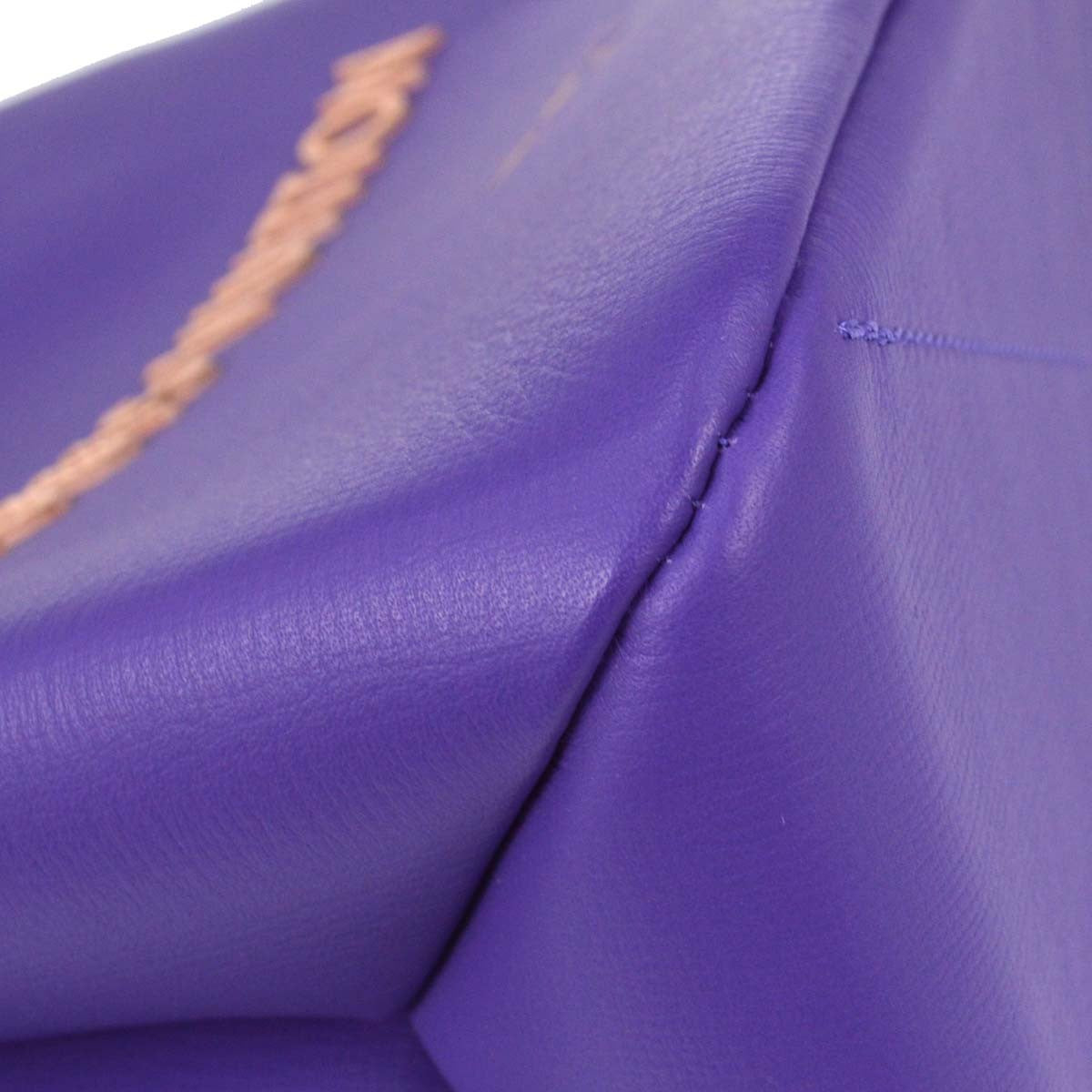 Louis Vuitton Shopper Leather Purple Leather Tote Bag Bag (Pre-Owned)