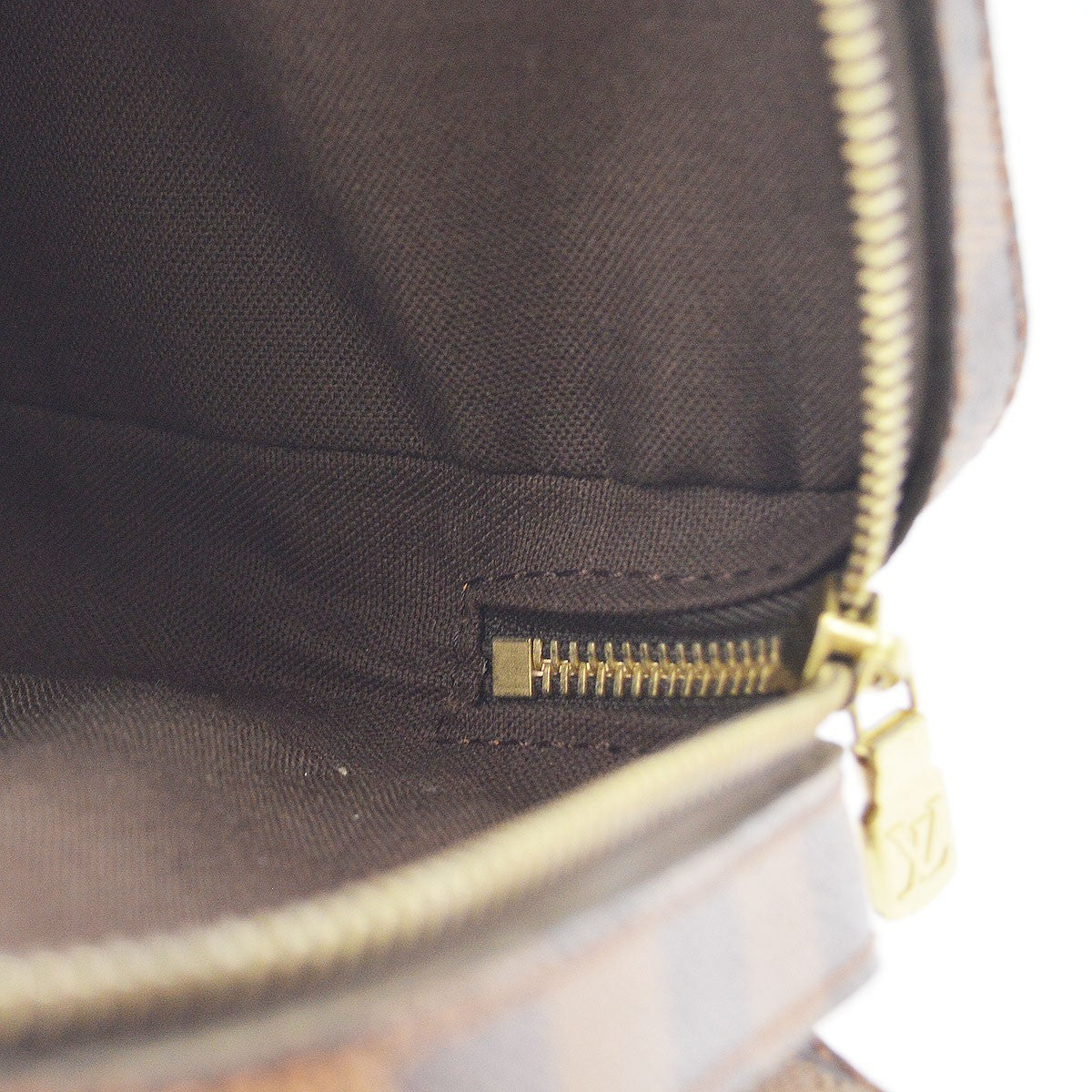 Louis Vuitton Geronimos Waist Damier Brown Canvas Shoulder Bag Bag (Pre-Owned)