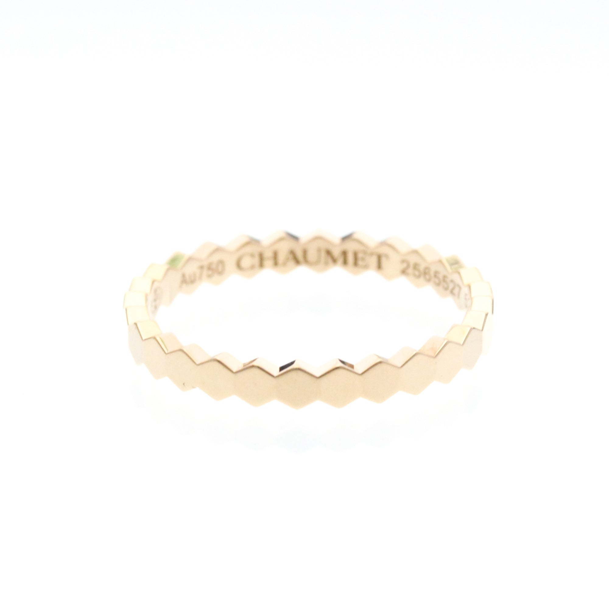 Chaumet Bee My Love Band 18K Rose Gold Gold Pink_Gold Ring Jewelry (Pre-Owned)
