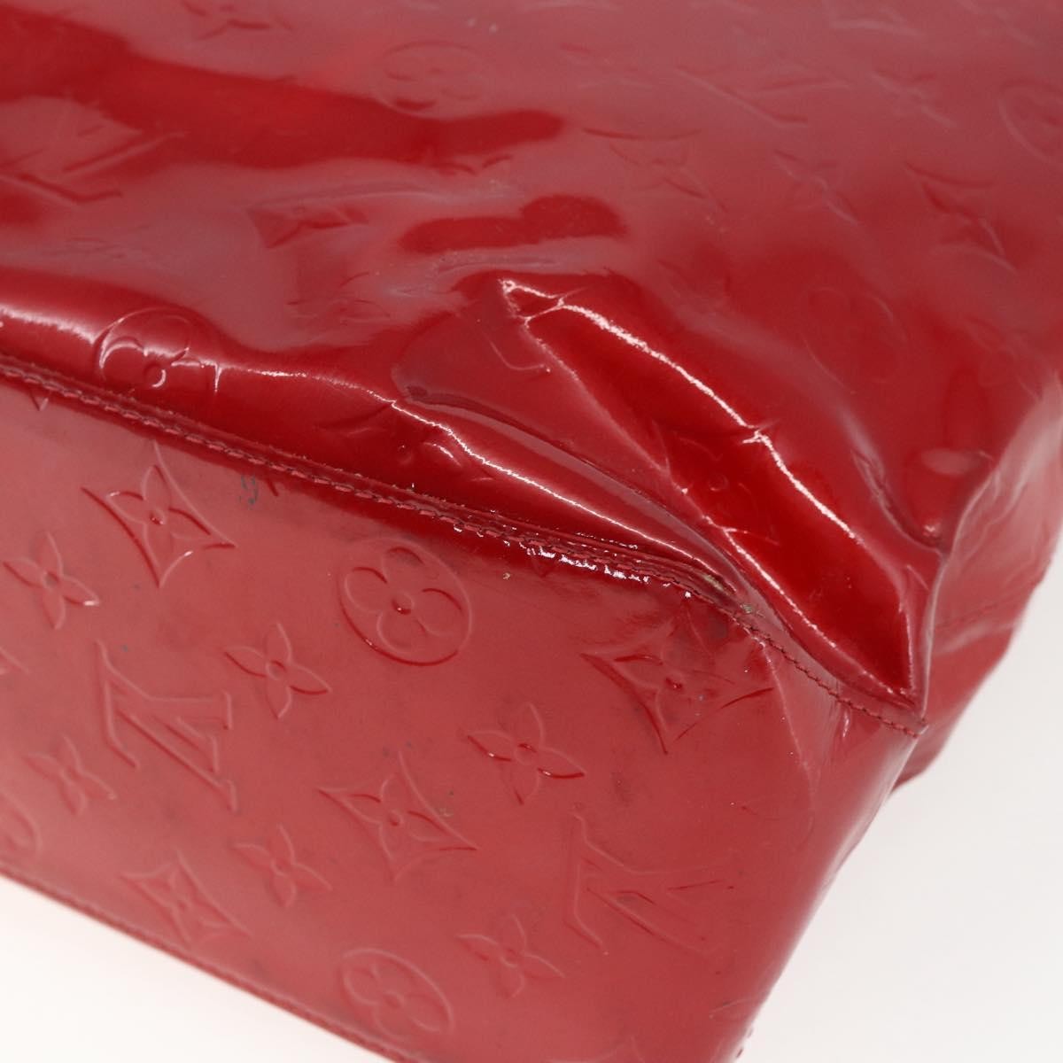 Louis Vuitton Reade Monogram Vernis Red Patent_Leather Handbag (Pre-Owned)