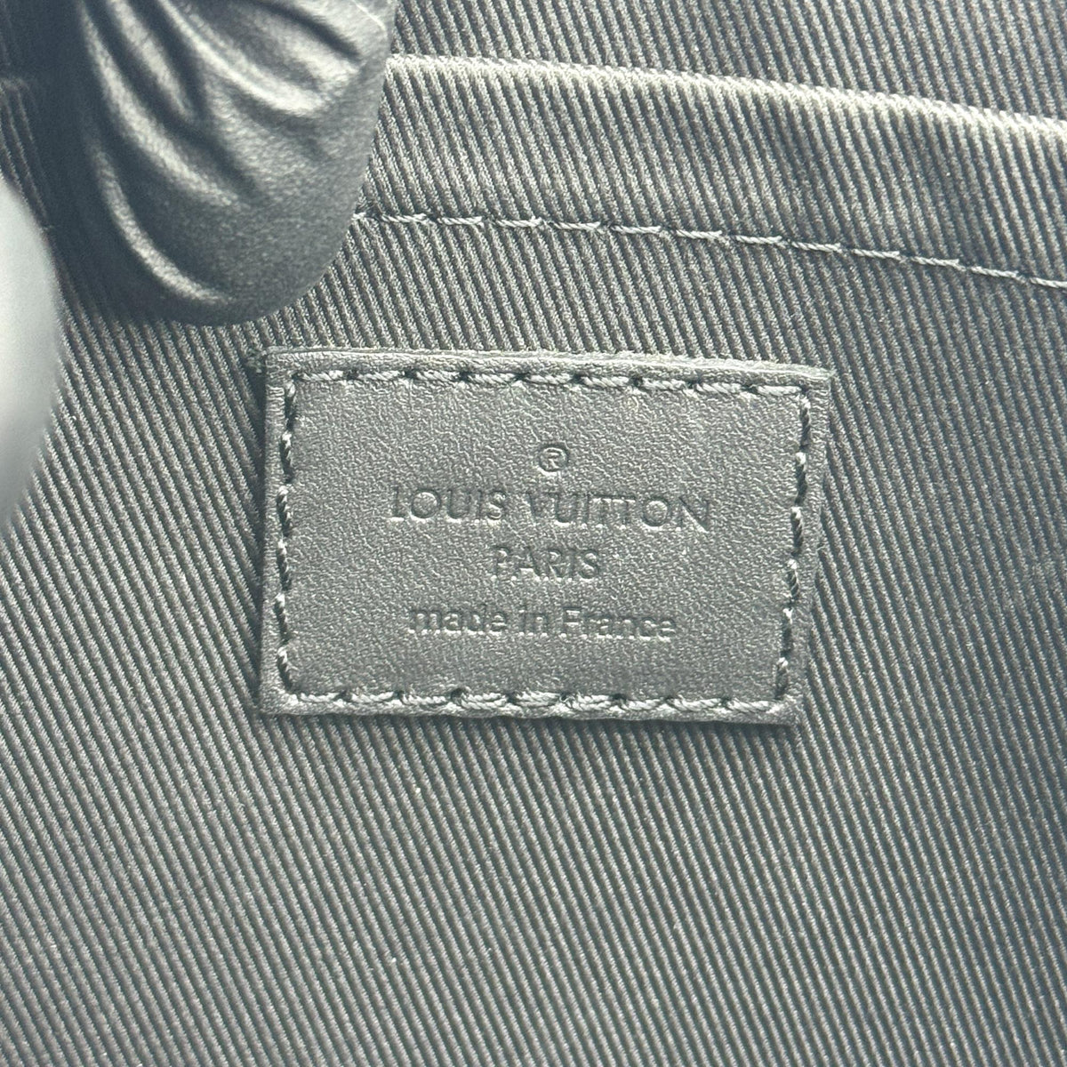 Louis Vuitton Standing Damier Infini Leather Black Leather Clutche & Pouche Bag (Pre-Owned)