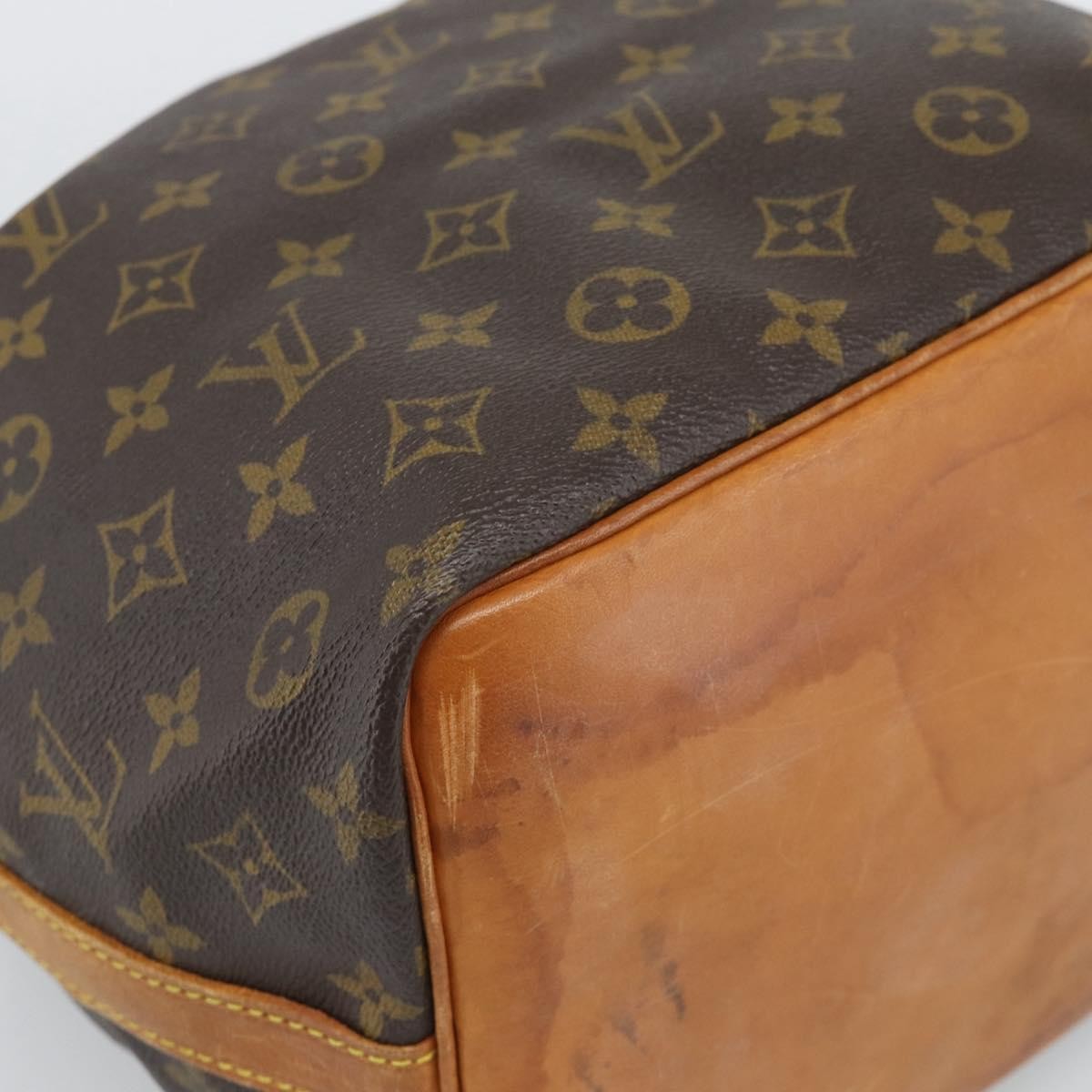 Louis Vuitton Petit Noe Monogram Canvas Brown Canvas Shoulder Bag Bag (Pre-Owned)