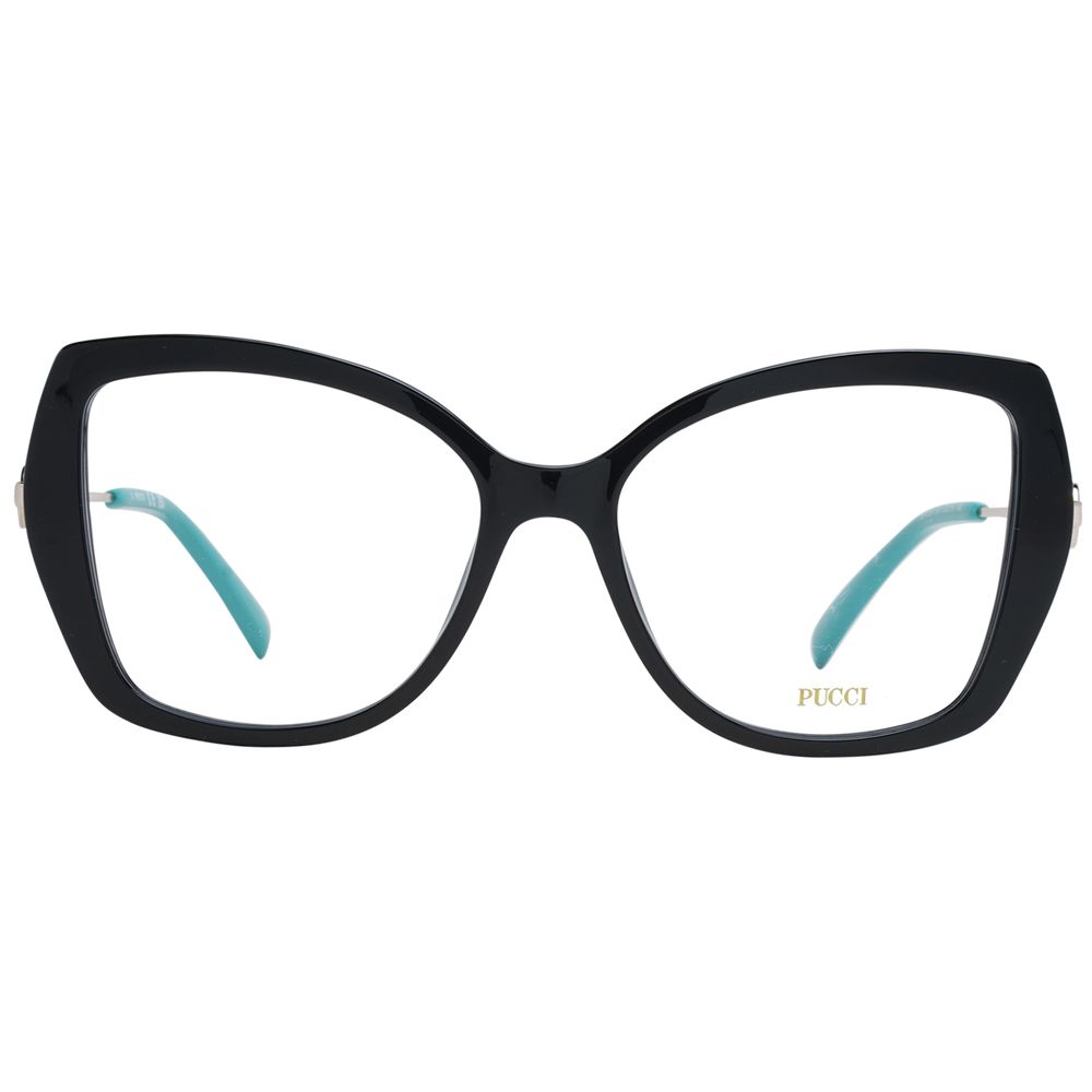 Emilio Pucci Black Plastic Glasses Women's (Frames)