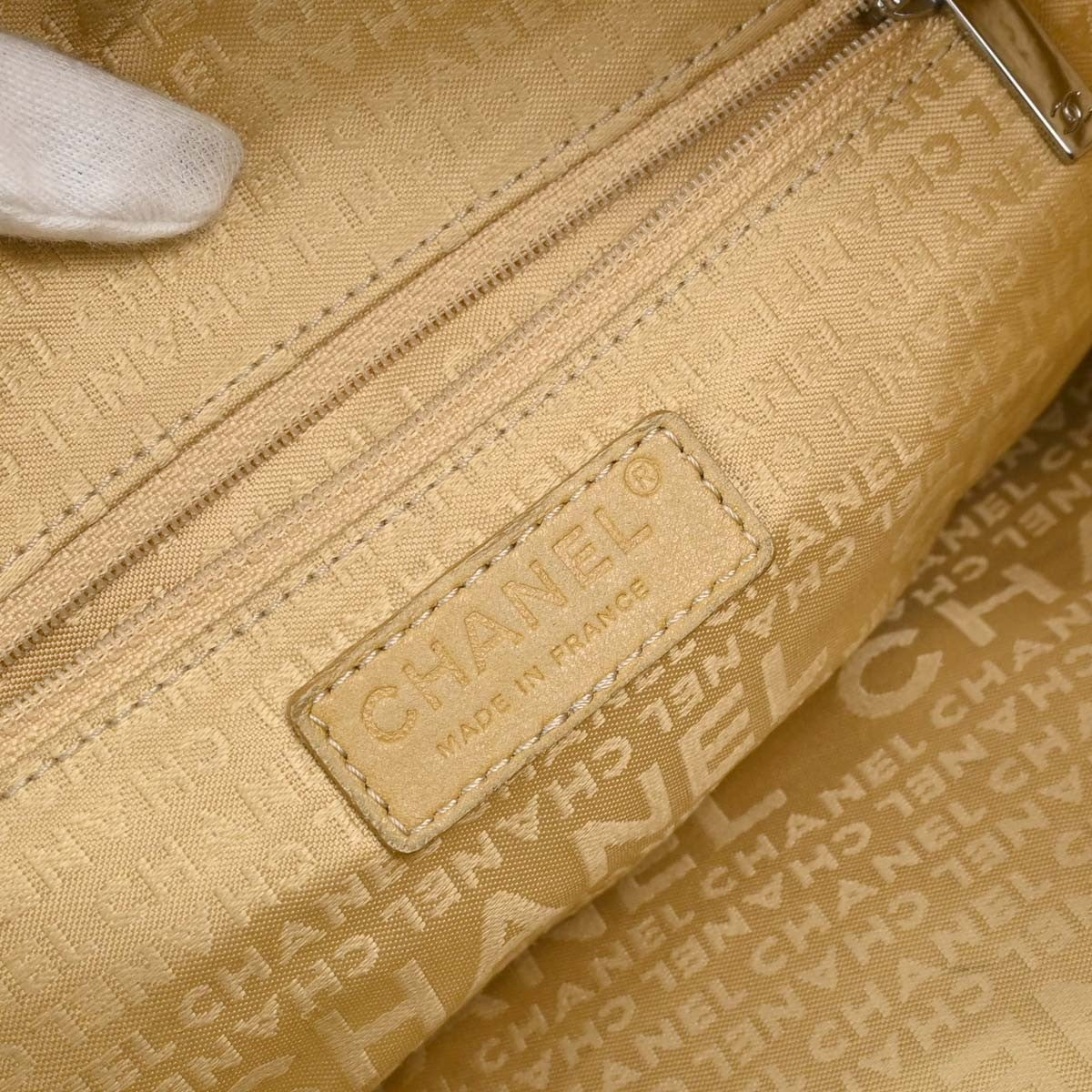 Chanel Vintage Bowler Lambskin Black Leather Handbag (Pre-Owned)