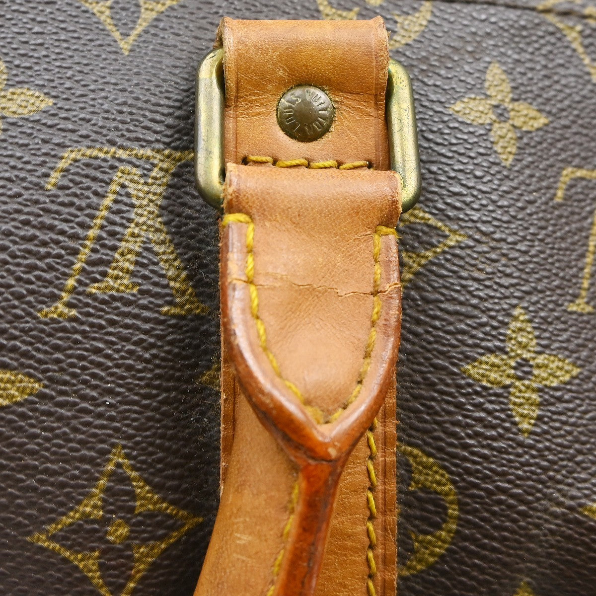 Louis Vuitton Keepall Monogram Brown Canvas Travel Bag Bag (Pre-Owned)